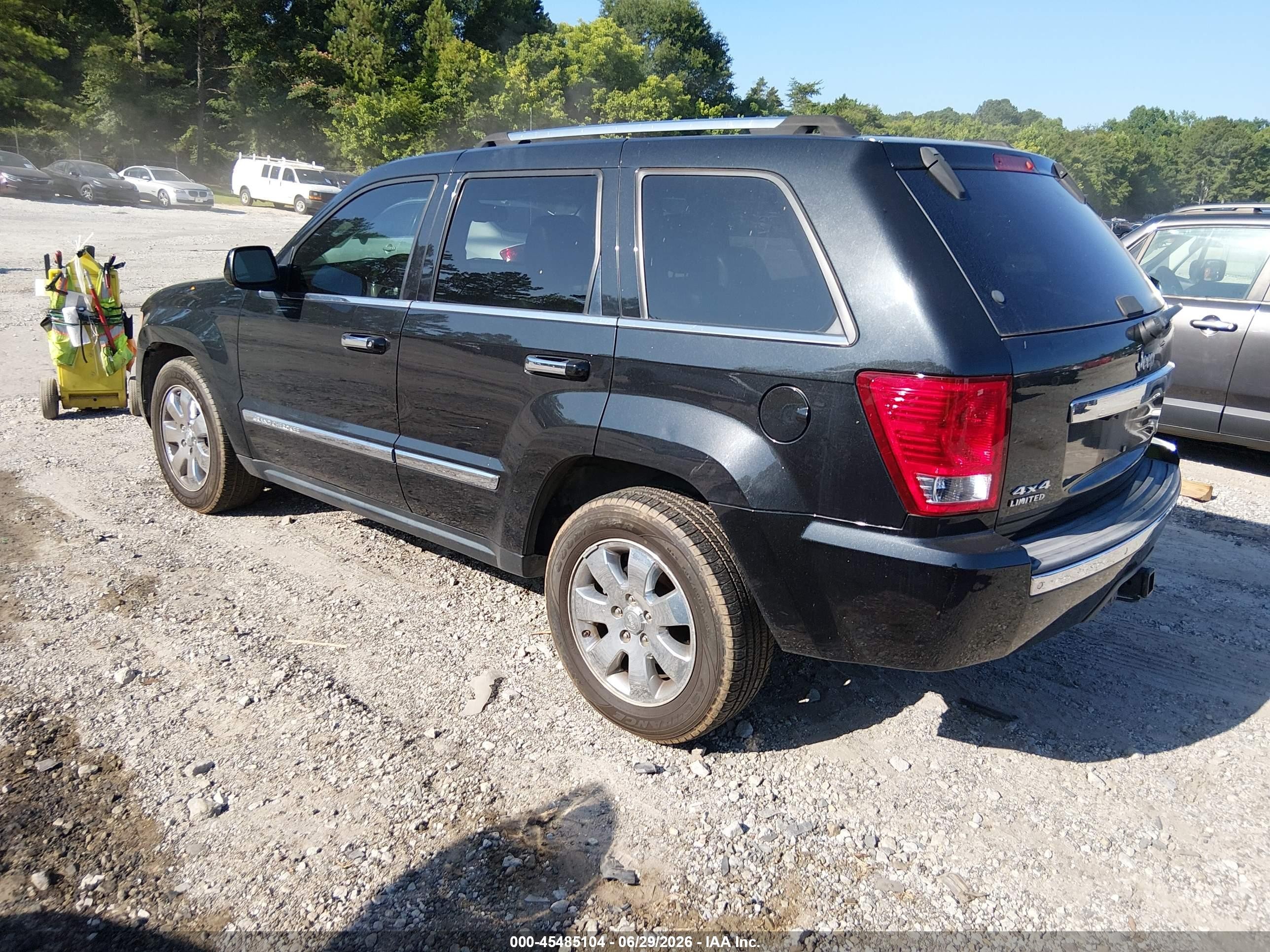 2010 Jeep Grand Cherokee Limited Black vin: 1J4RR5GT6AC150215