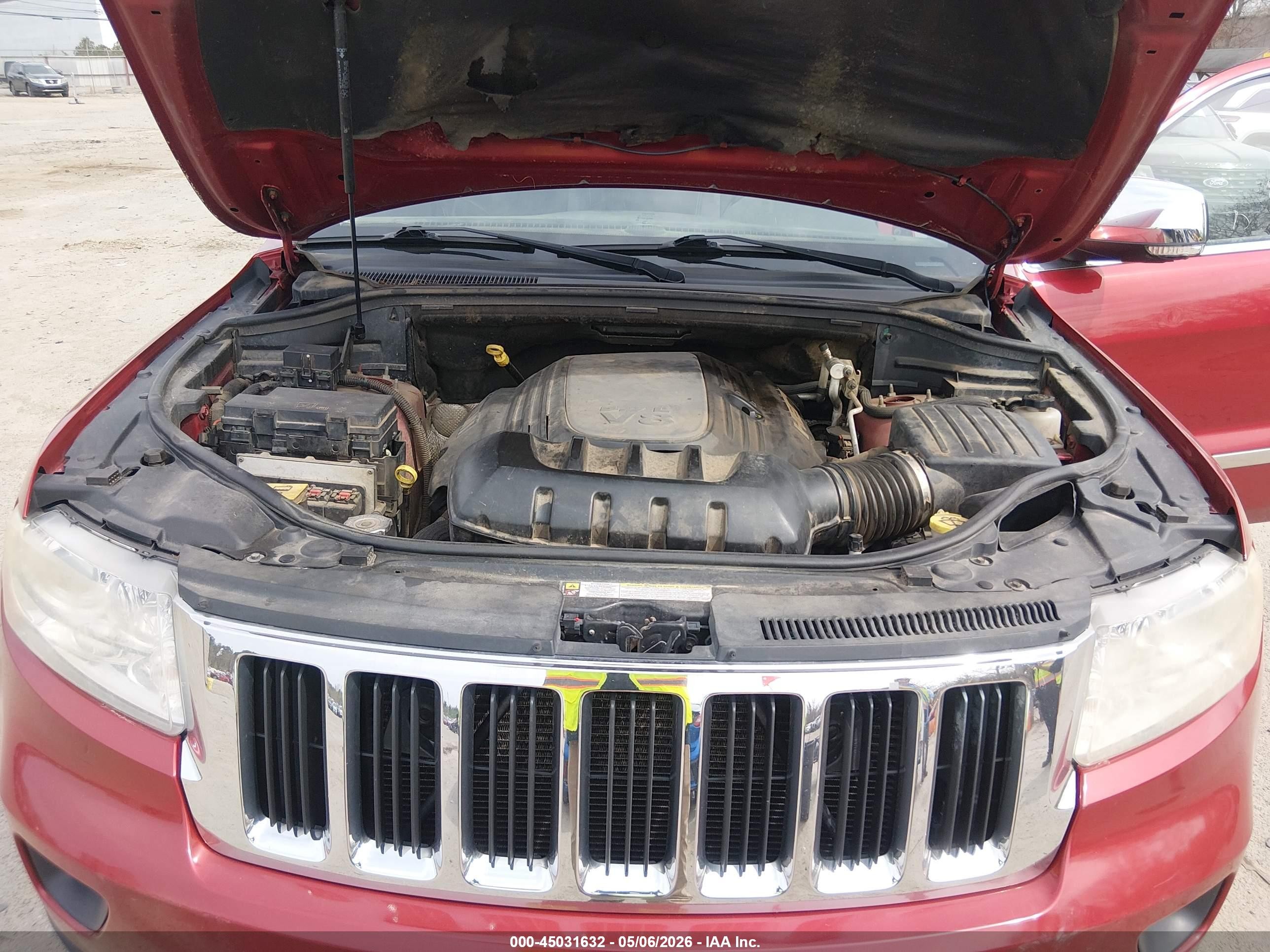 2011 Jeep Grand Cherokee Limited Red vin: 1J4RR5GT6BC522038