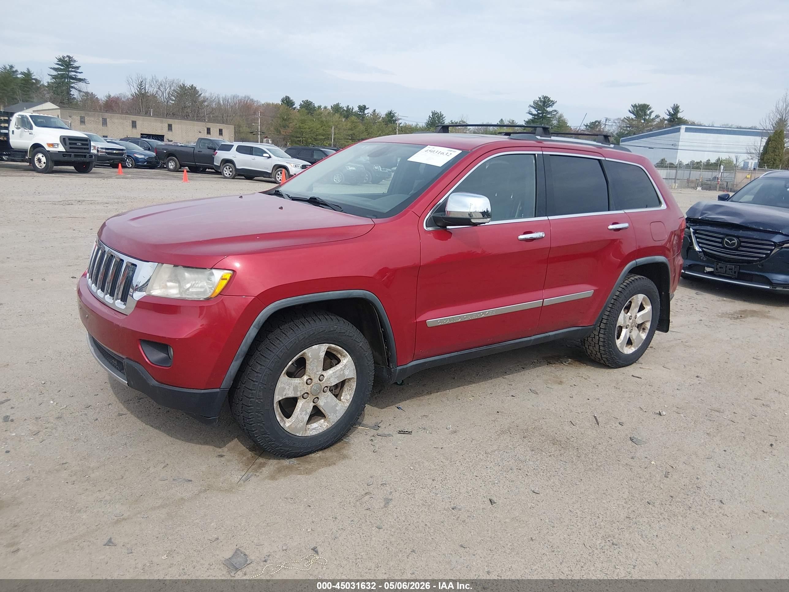 2011 Jeep Grand Cherokee Limited Red vin: 1J4RR5GT6BC522038