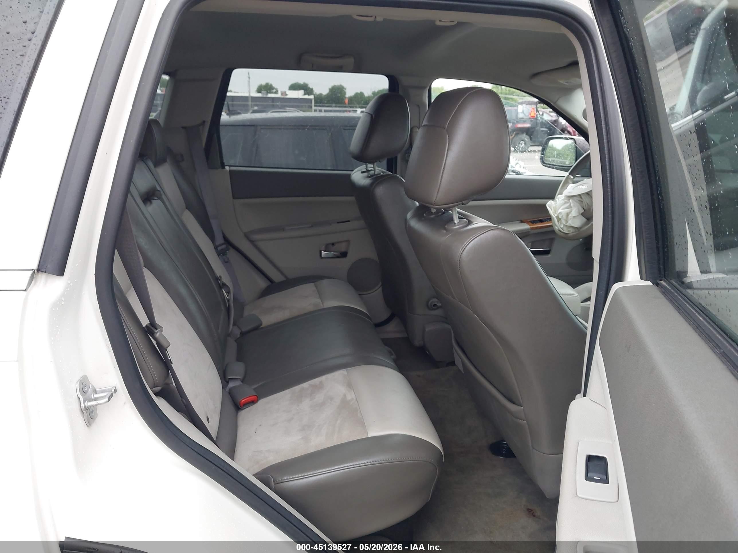 2010 Jeep Grand Cherokee Limited White vin: 1J4RR5GT7AC140521