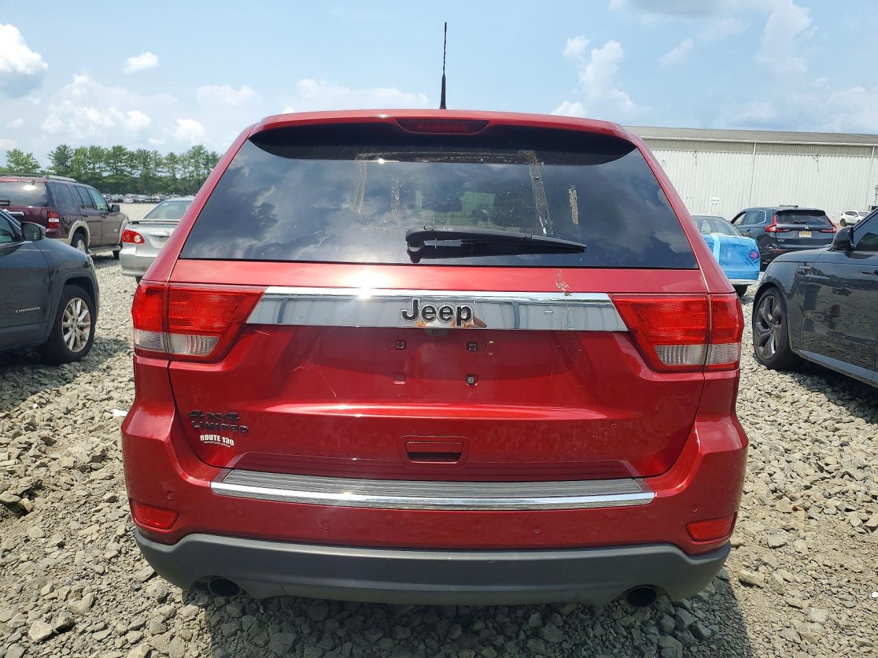 2011 Jeep Grand Cherokee Limited Red vin: 1J4RR5GT7BC511839