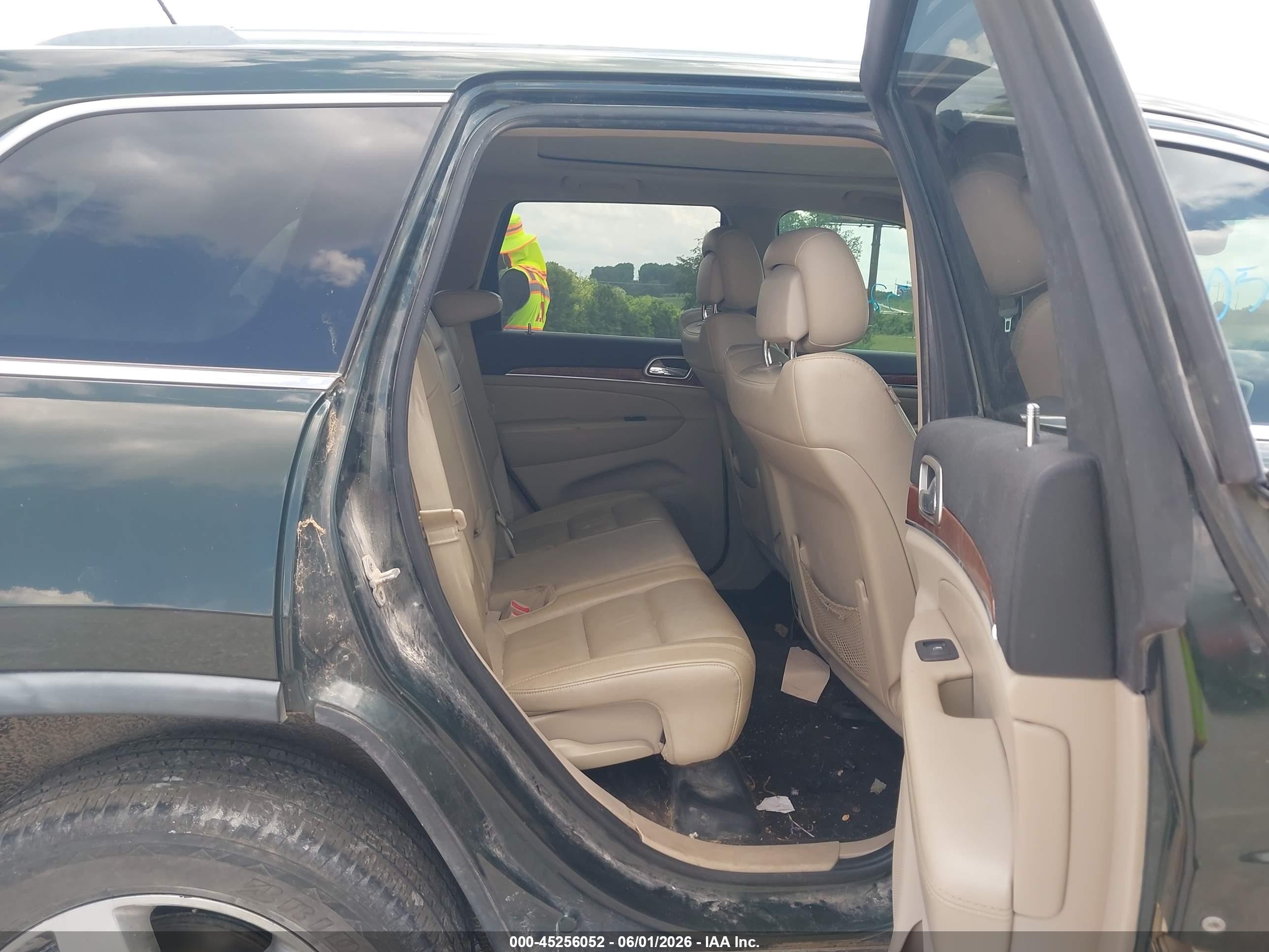 2011 Jeep Grand Cherokee Limited Green vin: 1J4RR5GT7BC619393