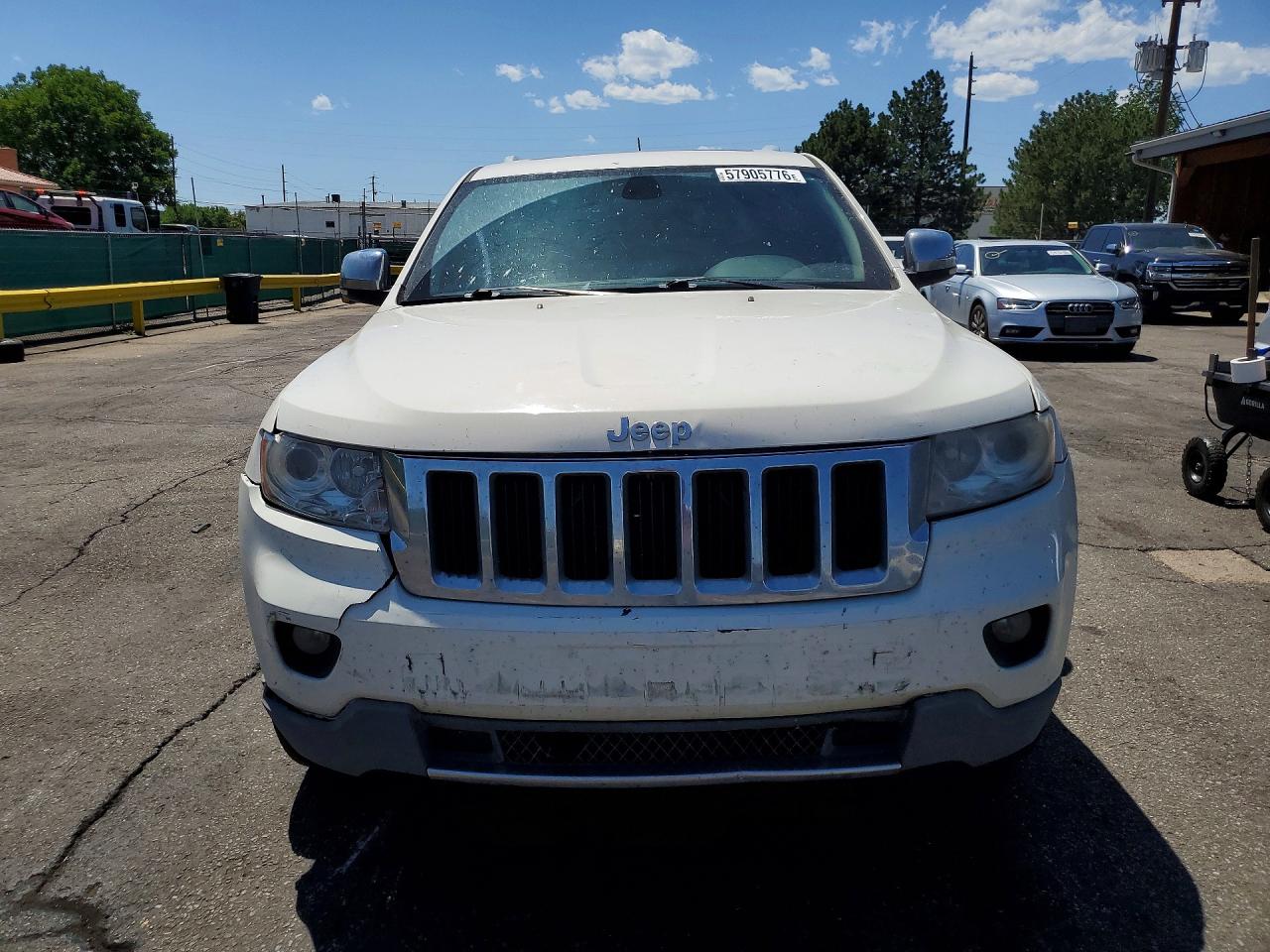 2011 Jeep Grand Cherokee Limited White vin: 1J4RR5GT7BC697995