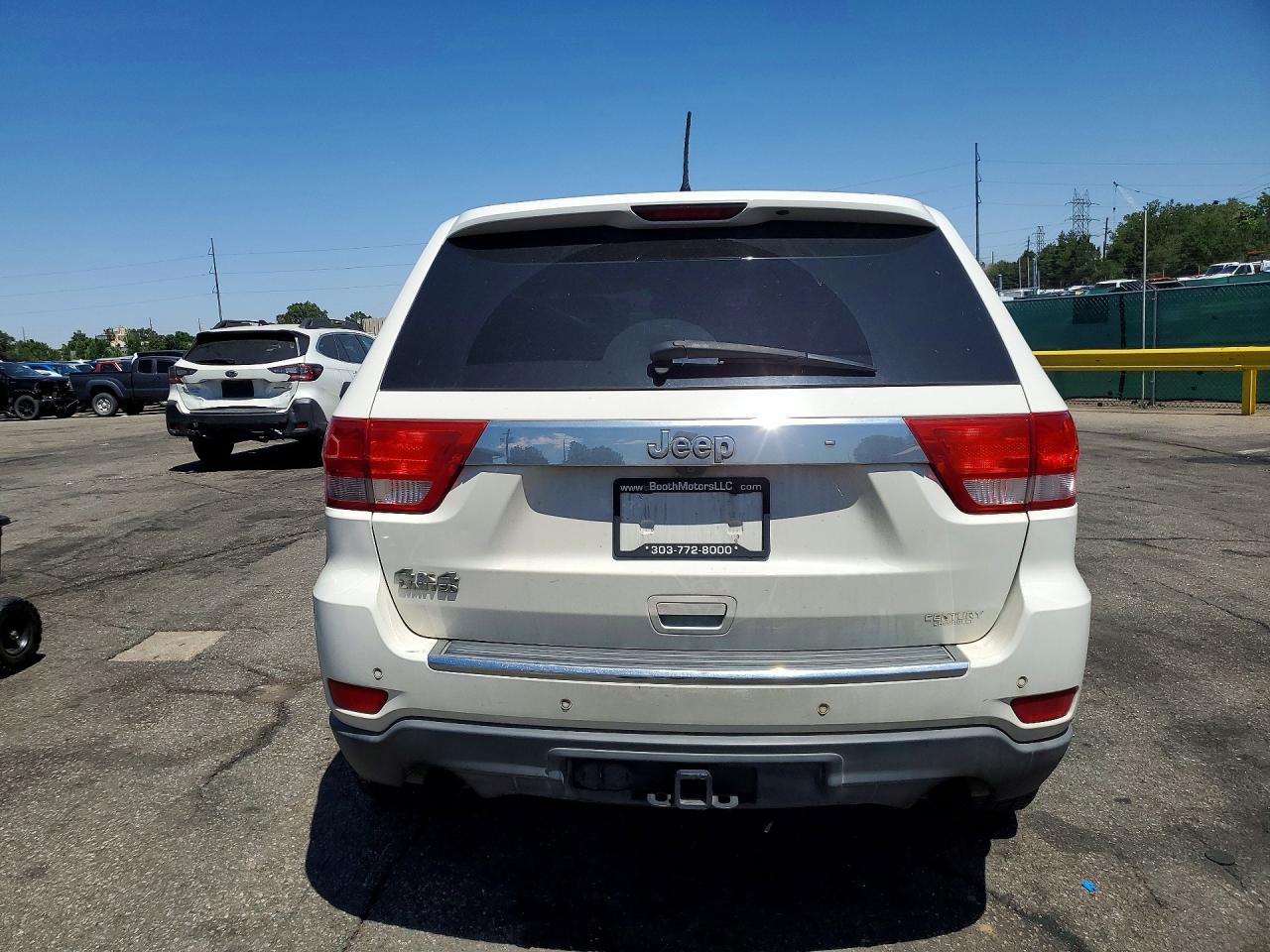 2011 Jeep Grand Cherokee Limited White vin: 1J4RR5GT7BC697995