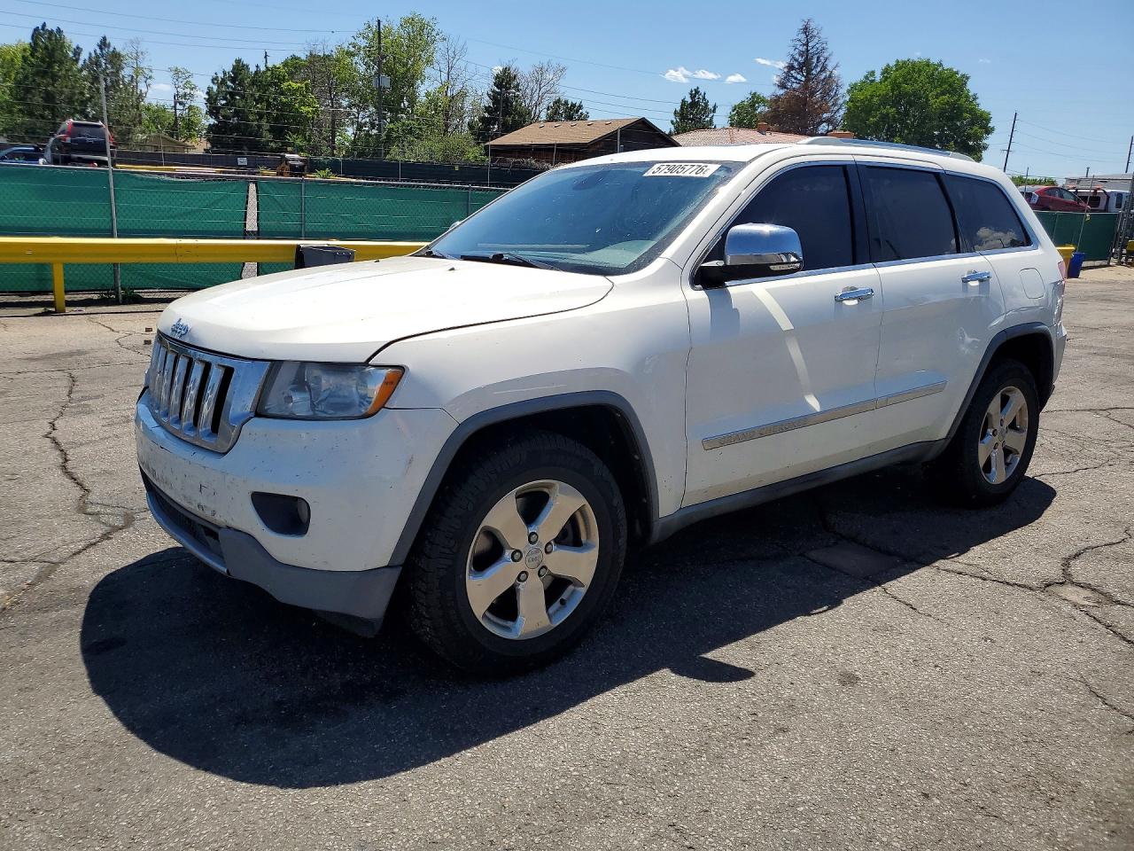 2011 Jeep Grand Cherokee Limited White vin: 1J4RR5GT7BC697995