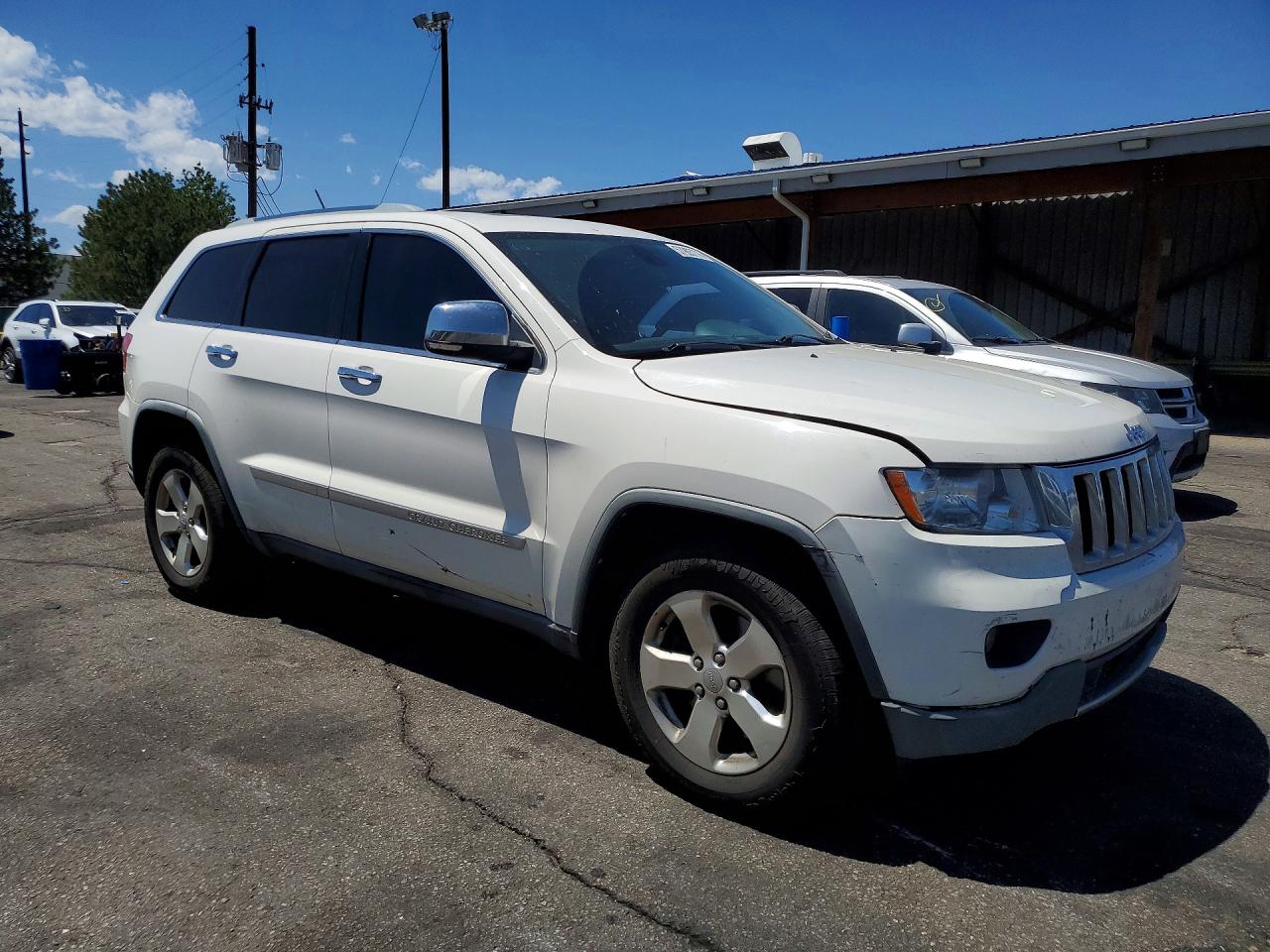 2011 Jeep Grand Cherokee Limited White vin: 1J4RR5GT7BC697995