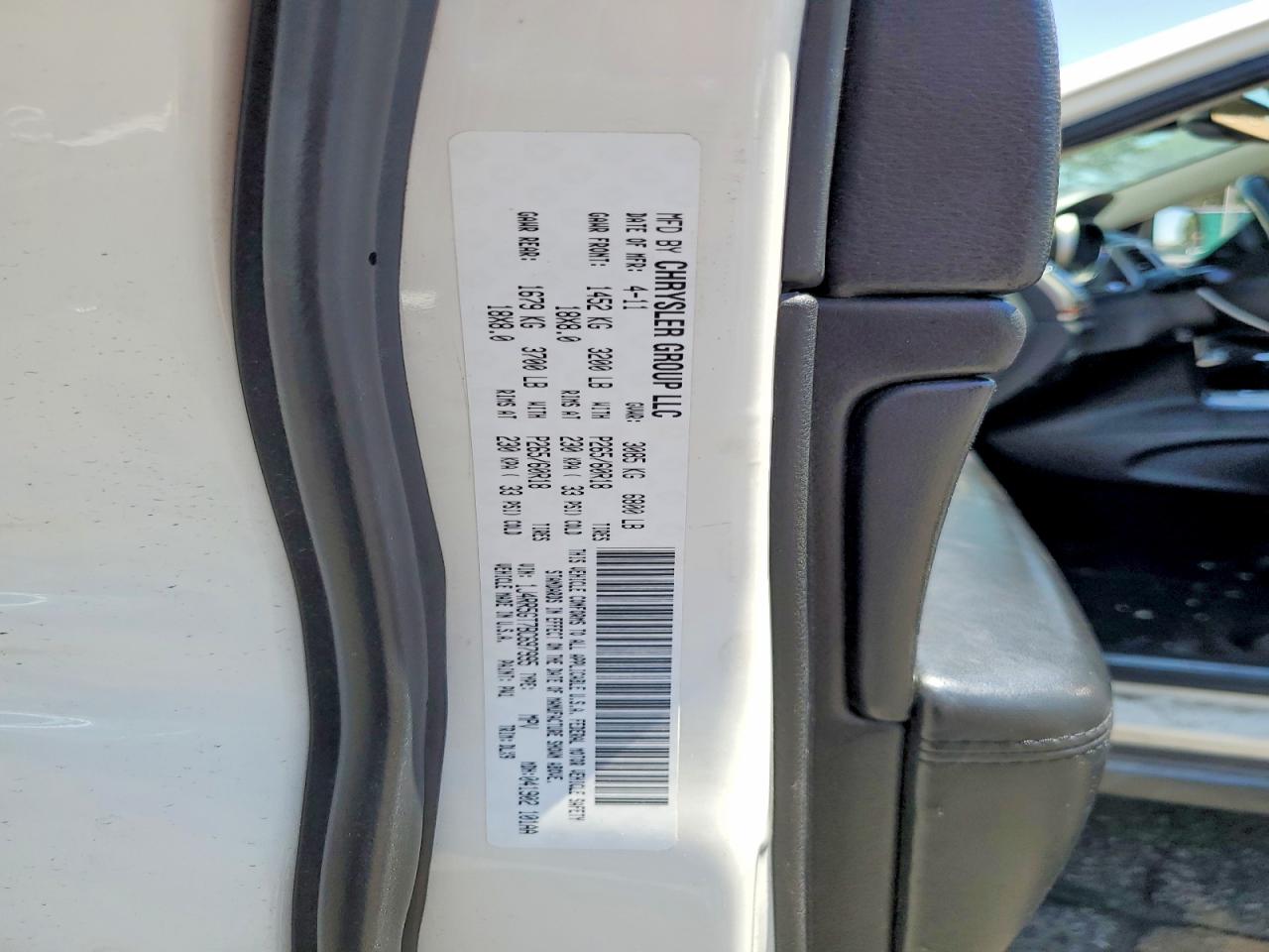 2011 Jeep Grand Cherokee Limited White vin: 1J4RR5GT7BC697995