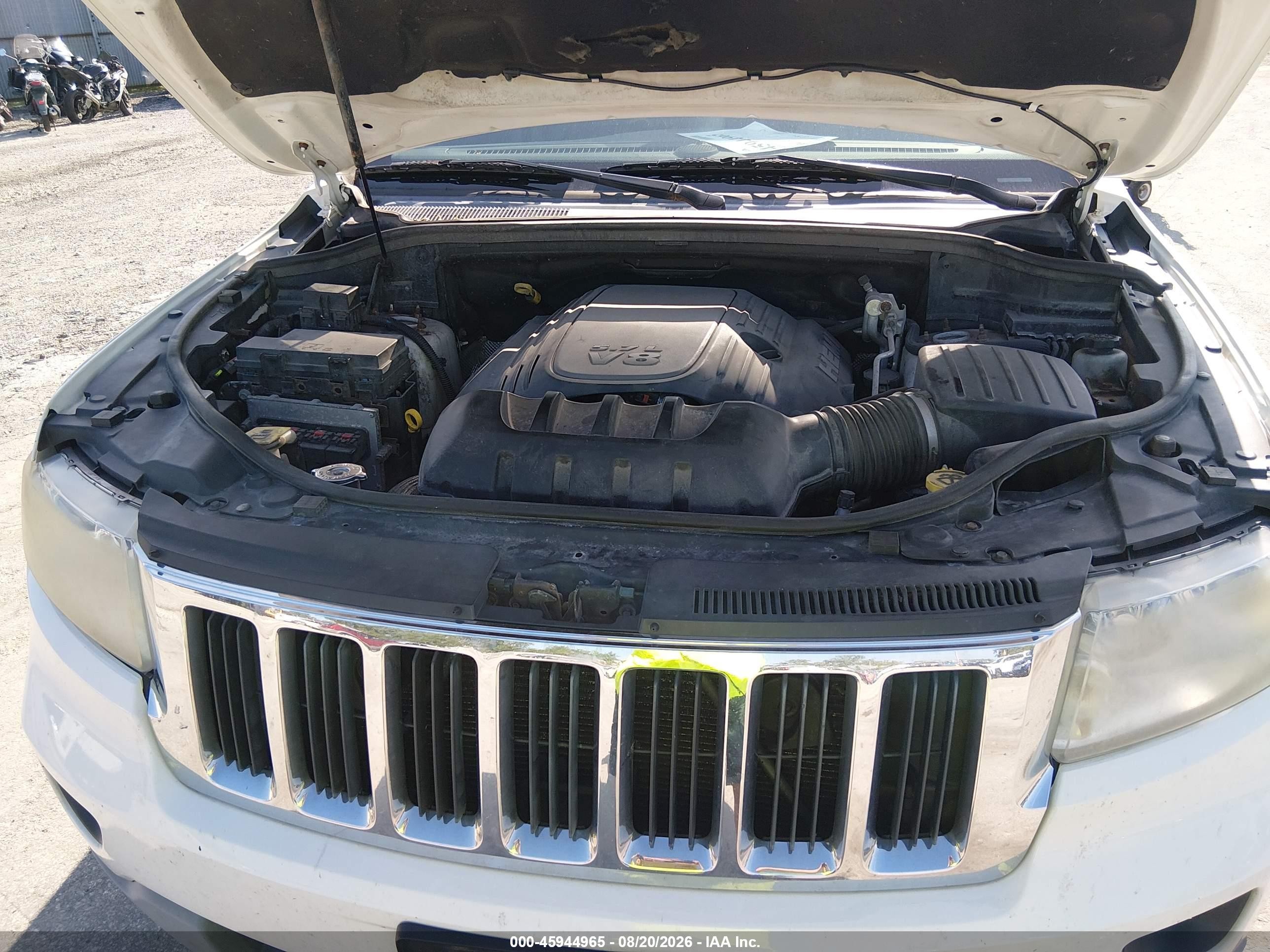 2011 Jeep Grand Cherokee Limited Белый vin: 1J4RR5GT8BC527564