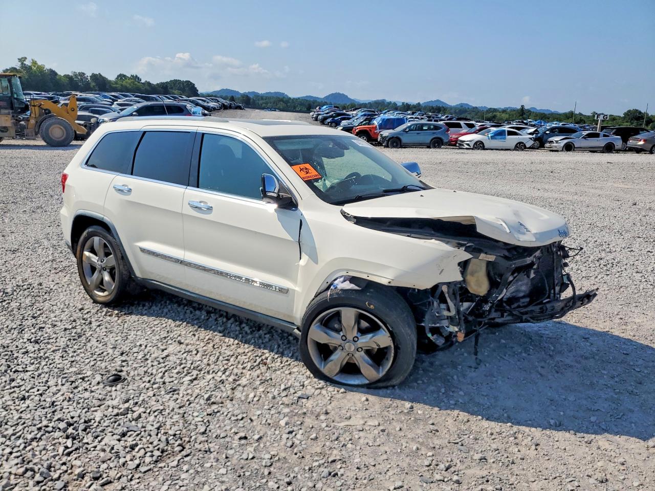 2011 Jeep Grand Cherokee Limited White vin: 1J4RR5GT9BC669342