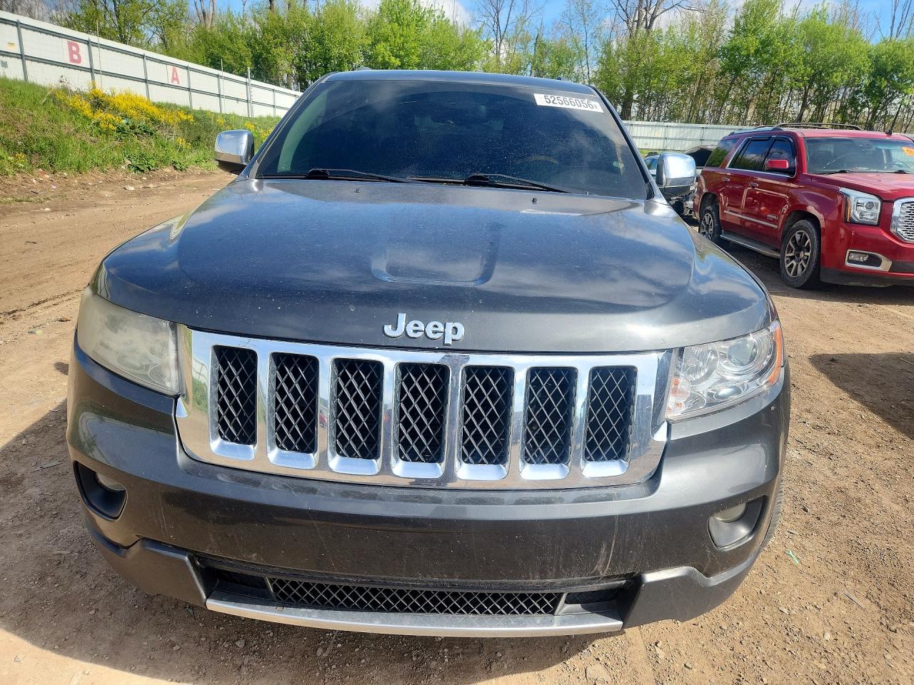 2011 Jeep Grand Cherokee Overland Gray vin: 1J4RR6GG0BC526711