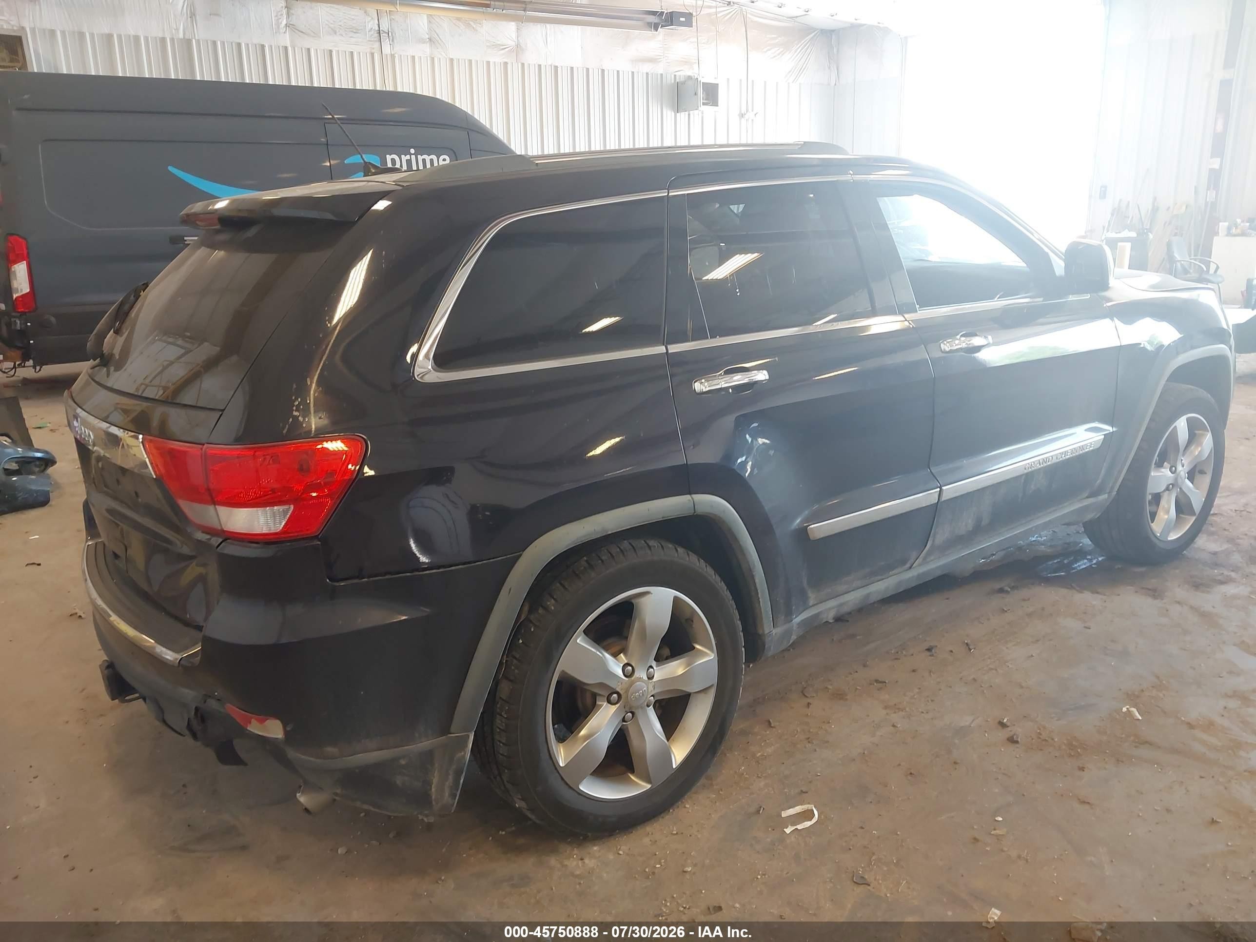 2011 Jeep Grand Cherokee Overland Черный vin: 1J4RR6GG0BC639963