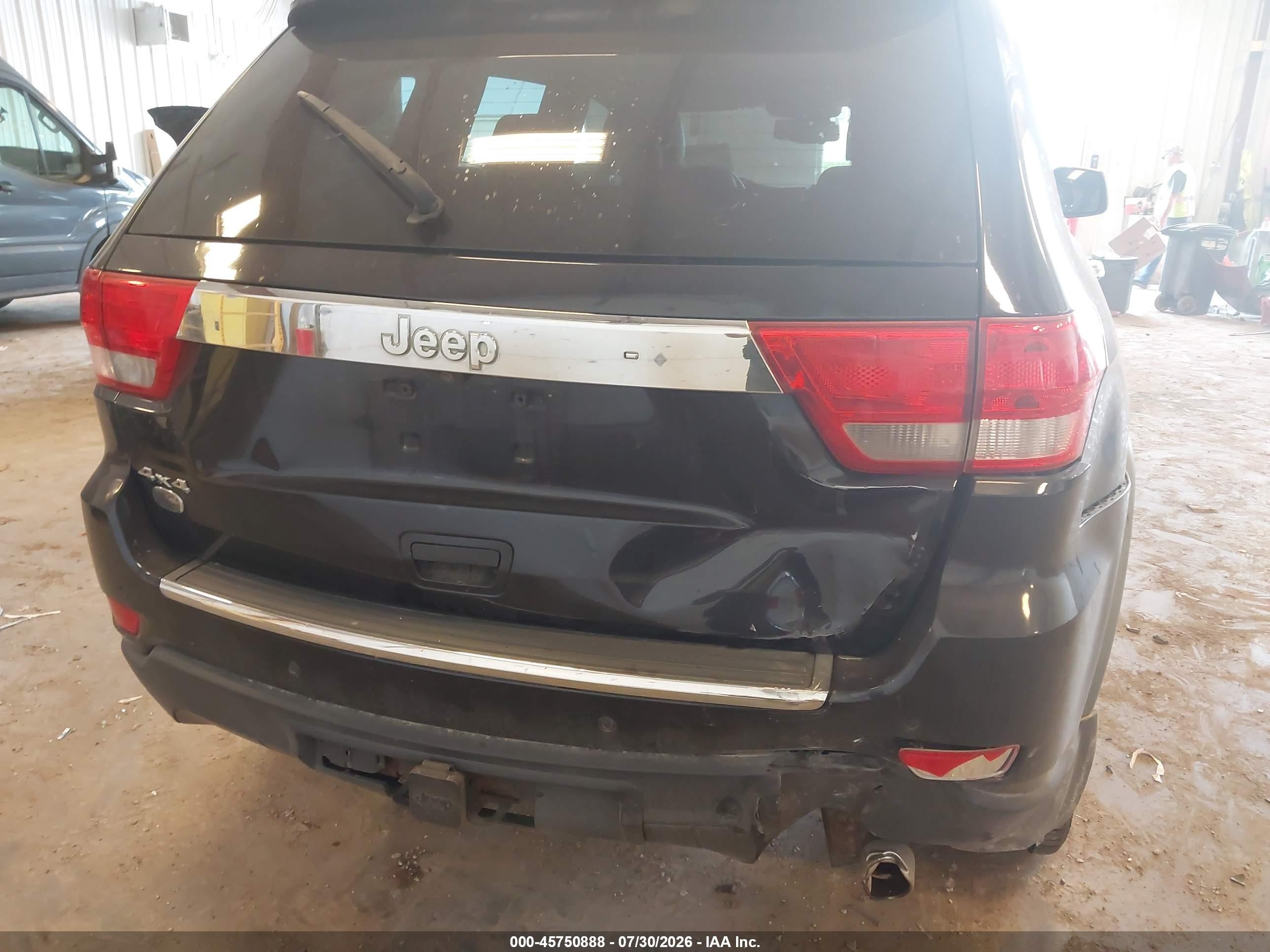 2011 Jeep Grand Cherokee Overland Черный vin: 1J4RR6GG0BC639963