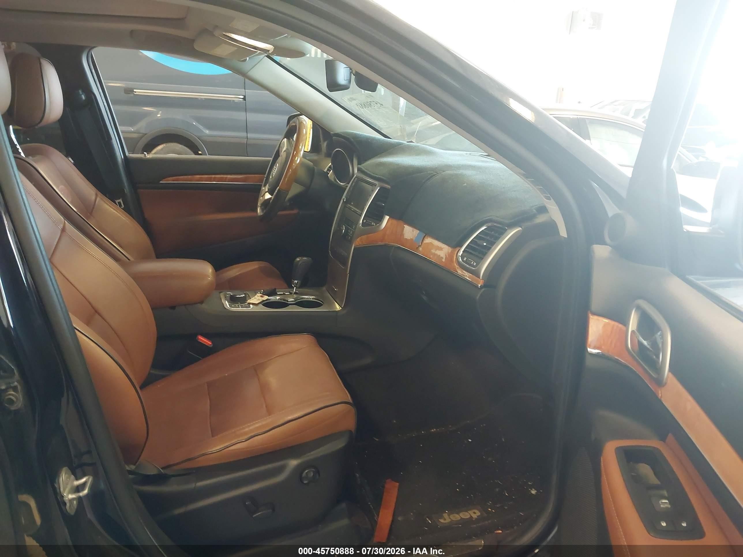2011 Jeep Grand Cherokee Overland Черный vin: 1J4RR6GG0BC639963
