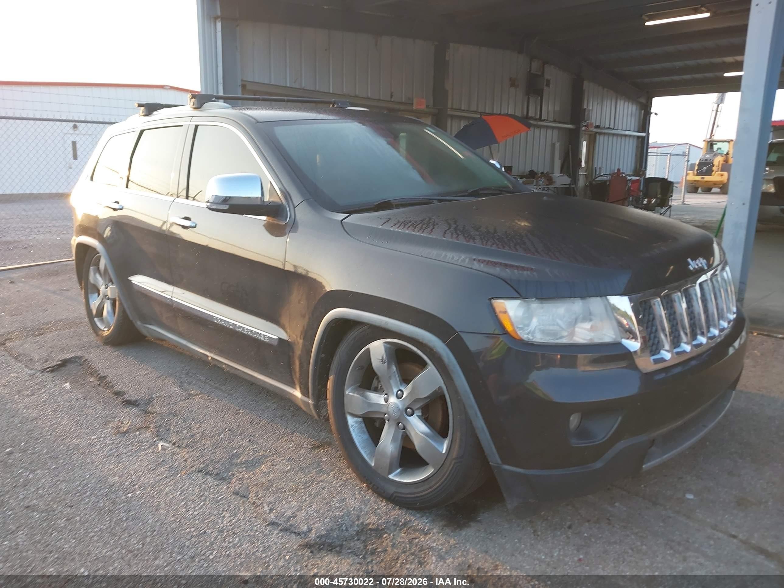2011 Jeep Grand Cherokee Overland Gray vin: 1J4RR6GG1BC745063