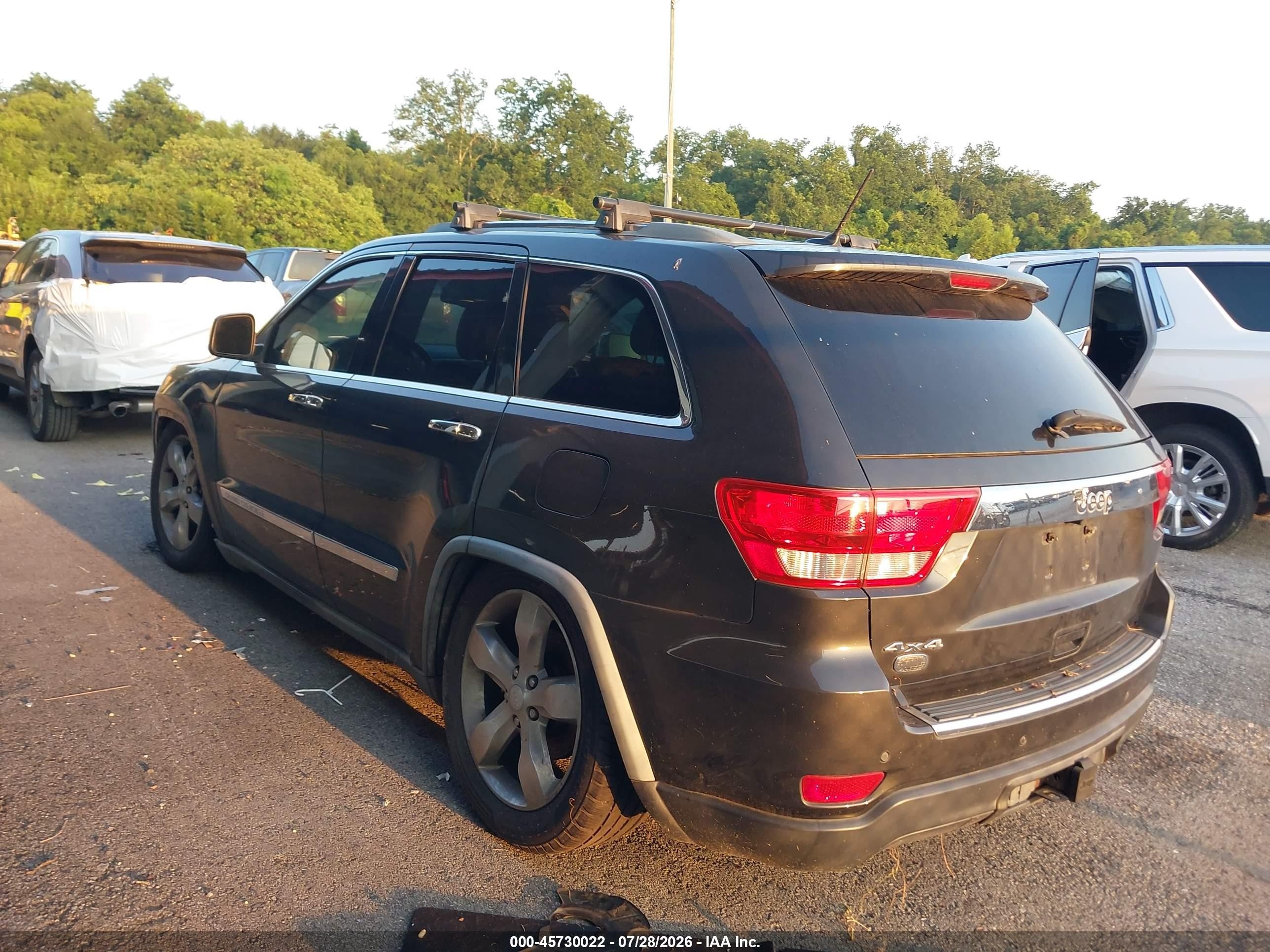 2011 Jeep Grand Cherokee Overland Gray vin: 1J4RR6GG1BC745063