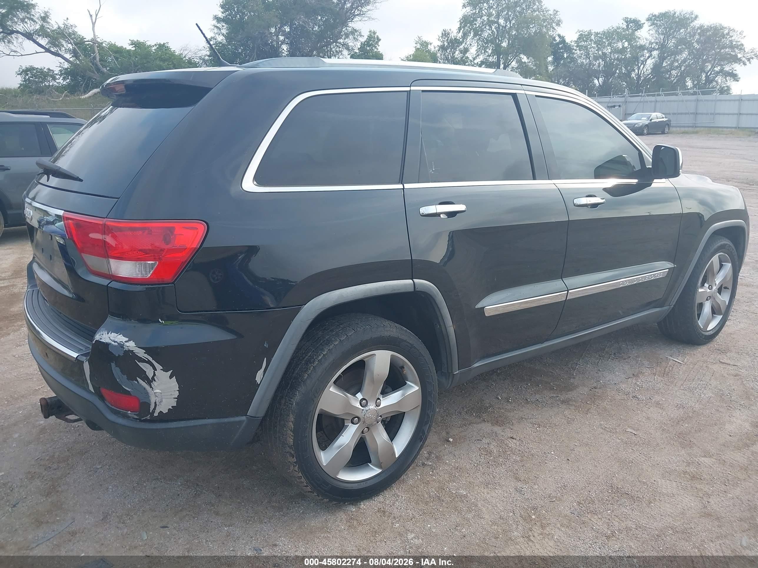 2011 Jeep Grand Cherokee Overland Black vin: 1J4RR6GG2BC509232