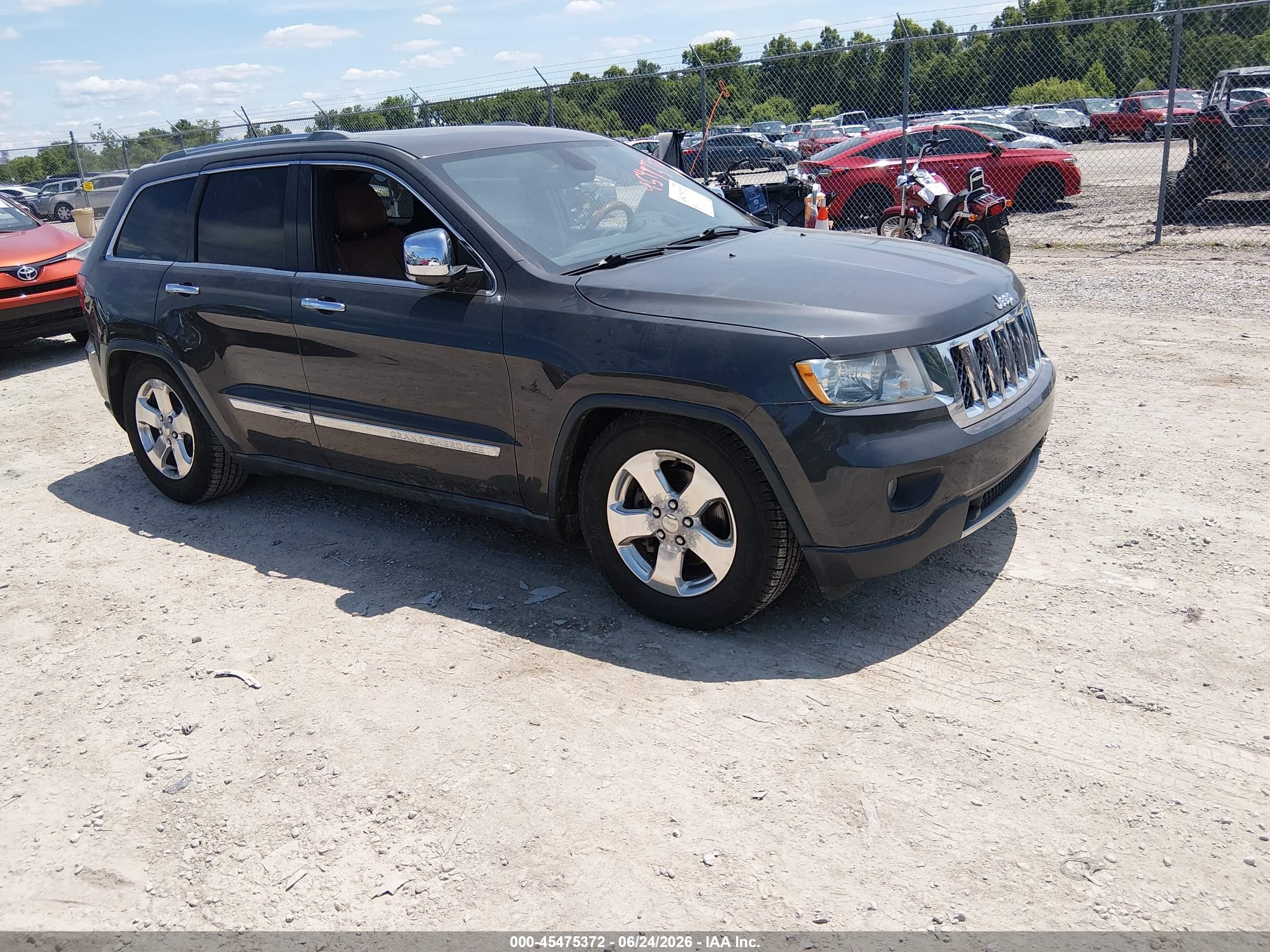 2011 Jeep Grand Cherokee Overland Gray vin: 1J4RR6GG3BC691216