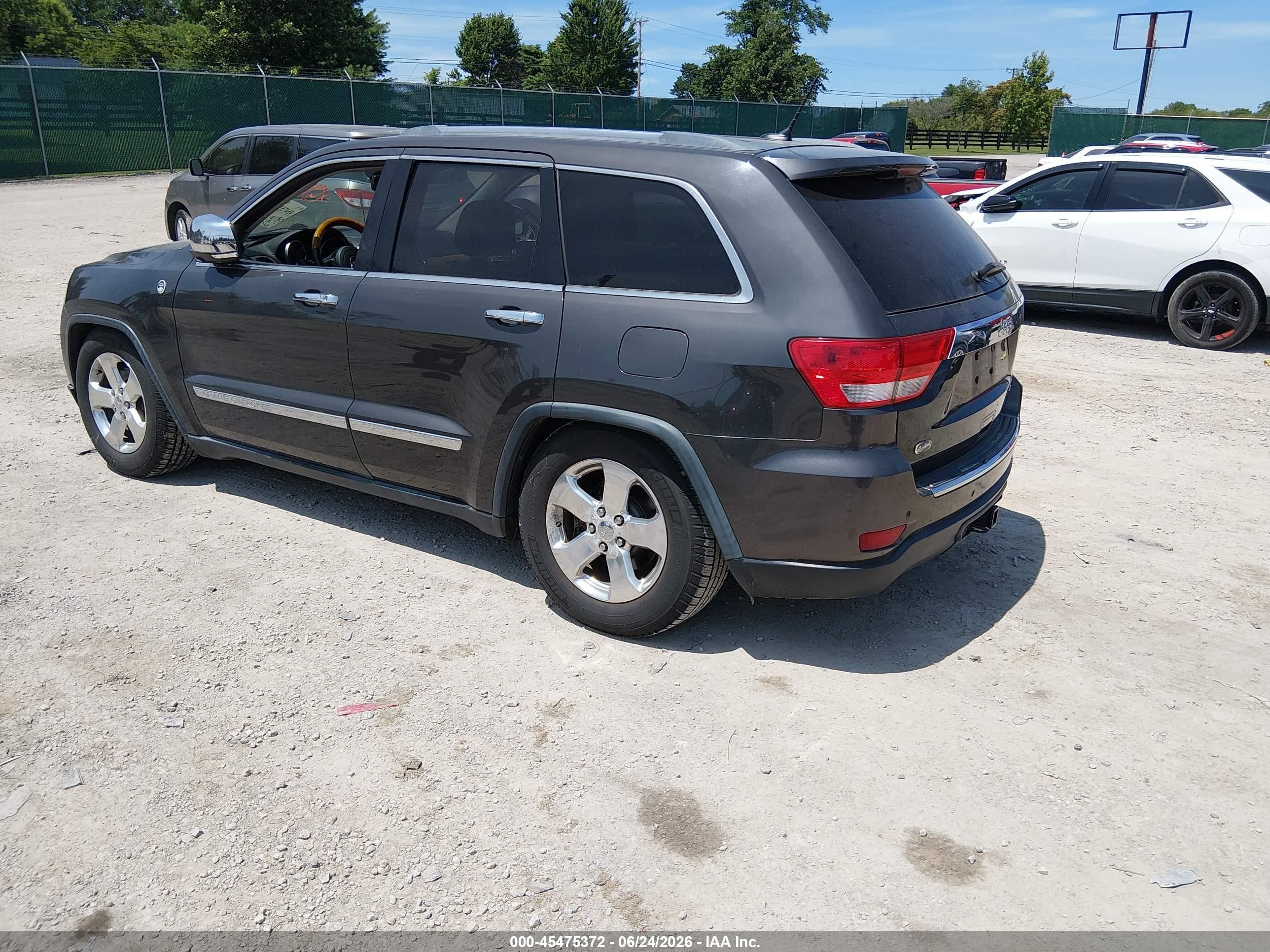 2011 Jeep Grand Cherokee Overland Gray vin: 1J4RR6GG3BC691216