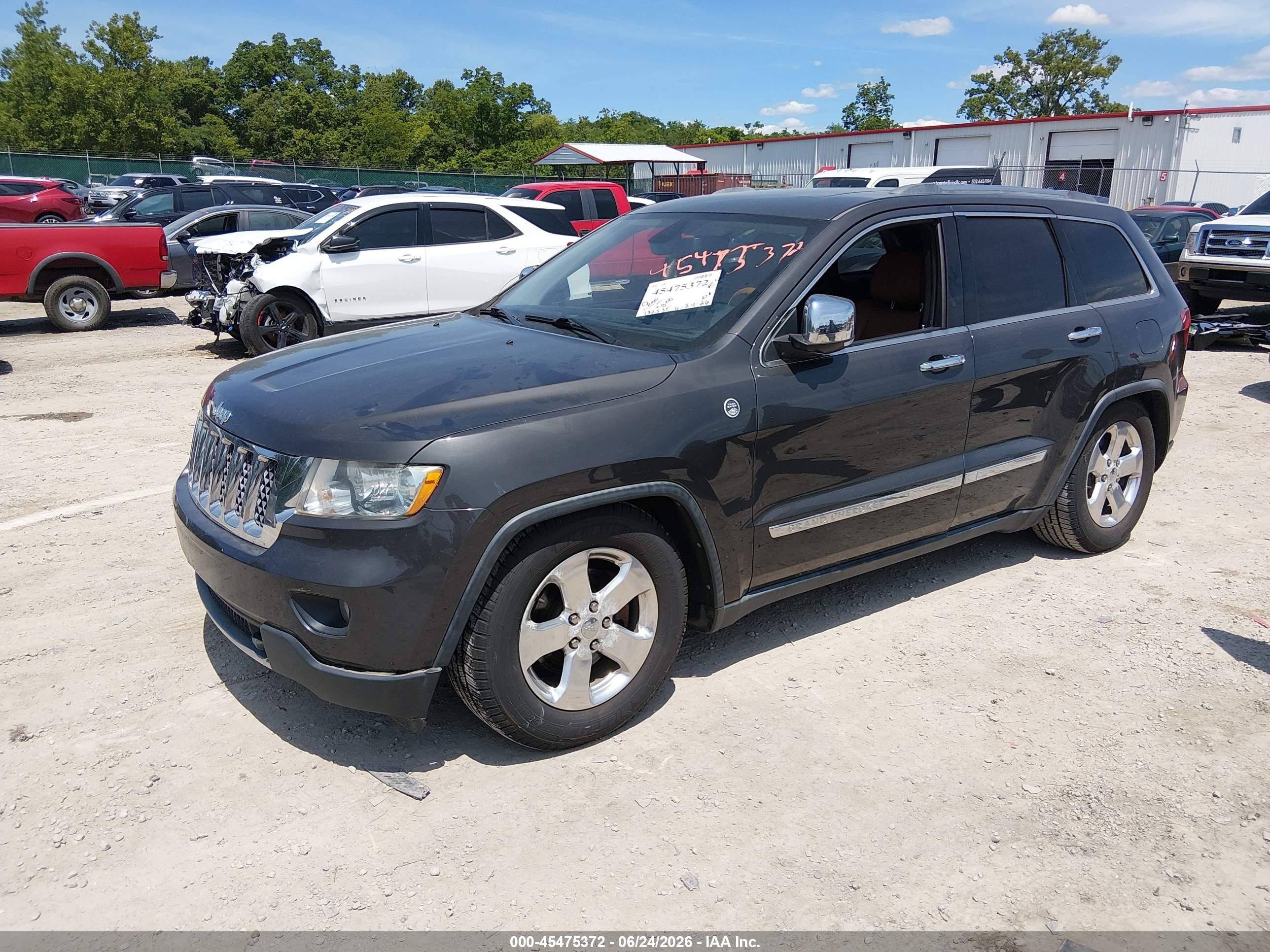 2011 Jeep Grand Cherokee Overland Gray vin: 1J4RR6GG3BC691216