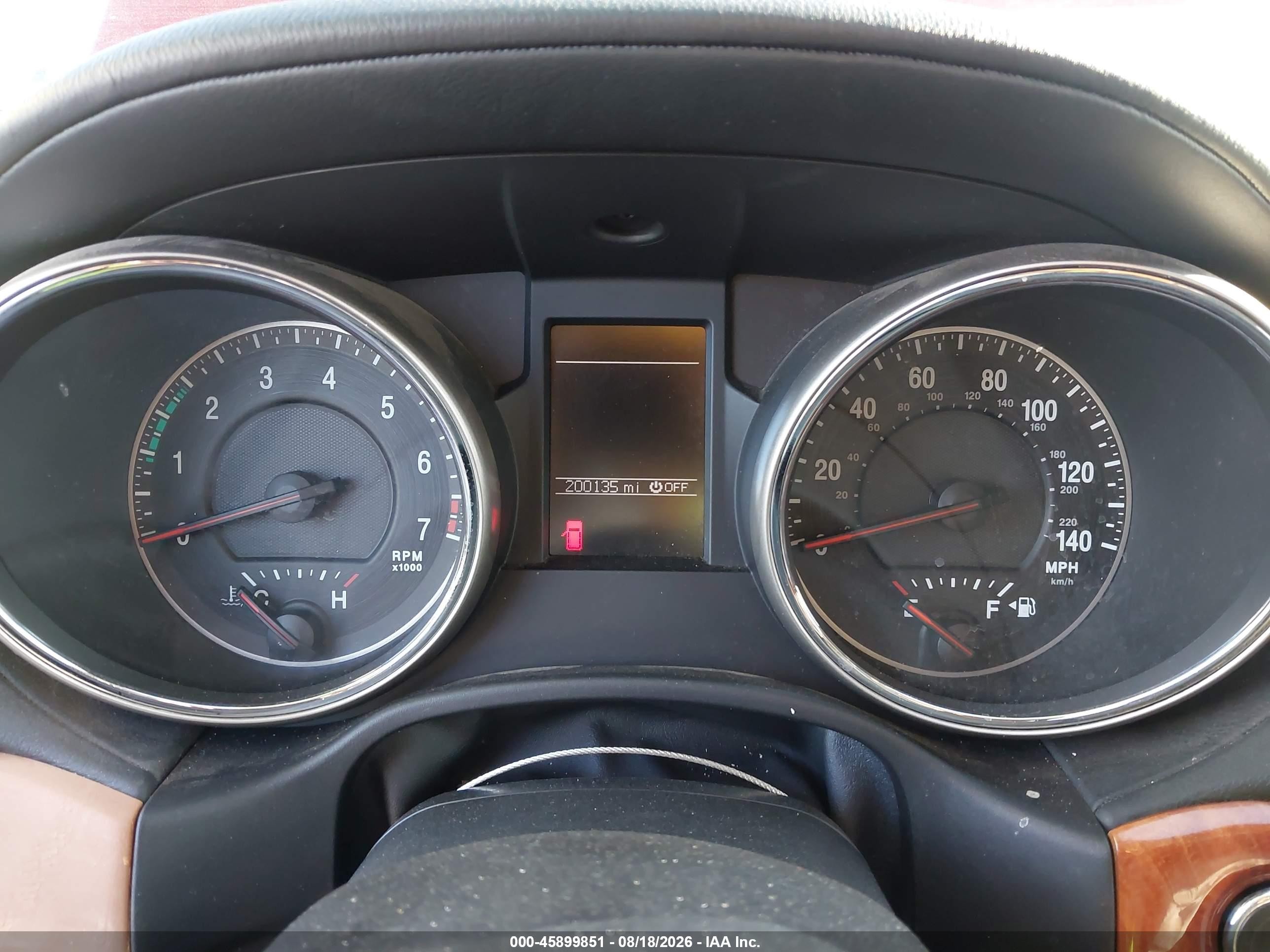 2011 Jeep Grand Cherokee Overland Red vin: 1J4RR6GG4BC698322