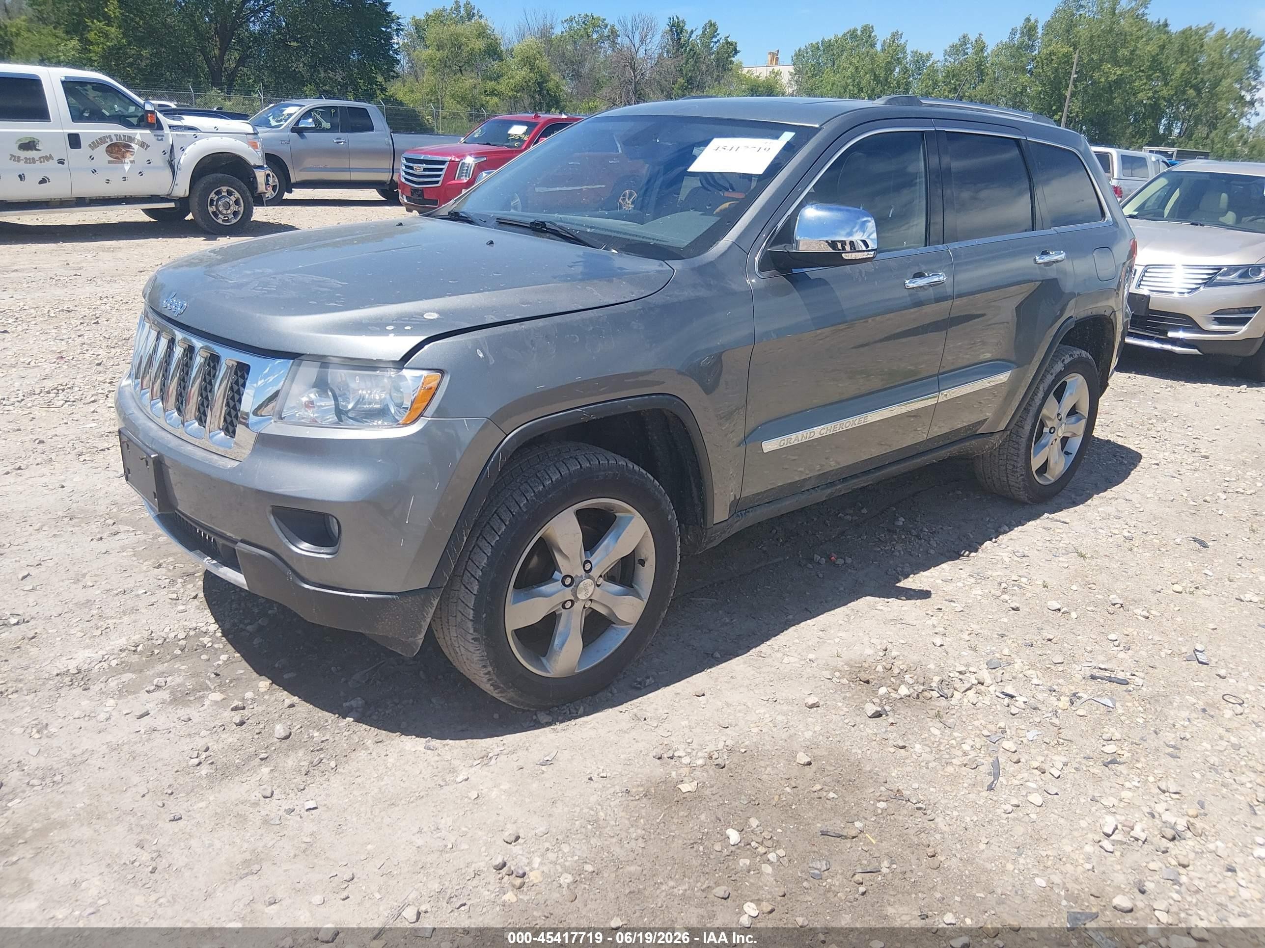2011 Jeep Grand Cherokee Overland Gray vin: 1J4RR6GG4BC709688