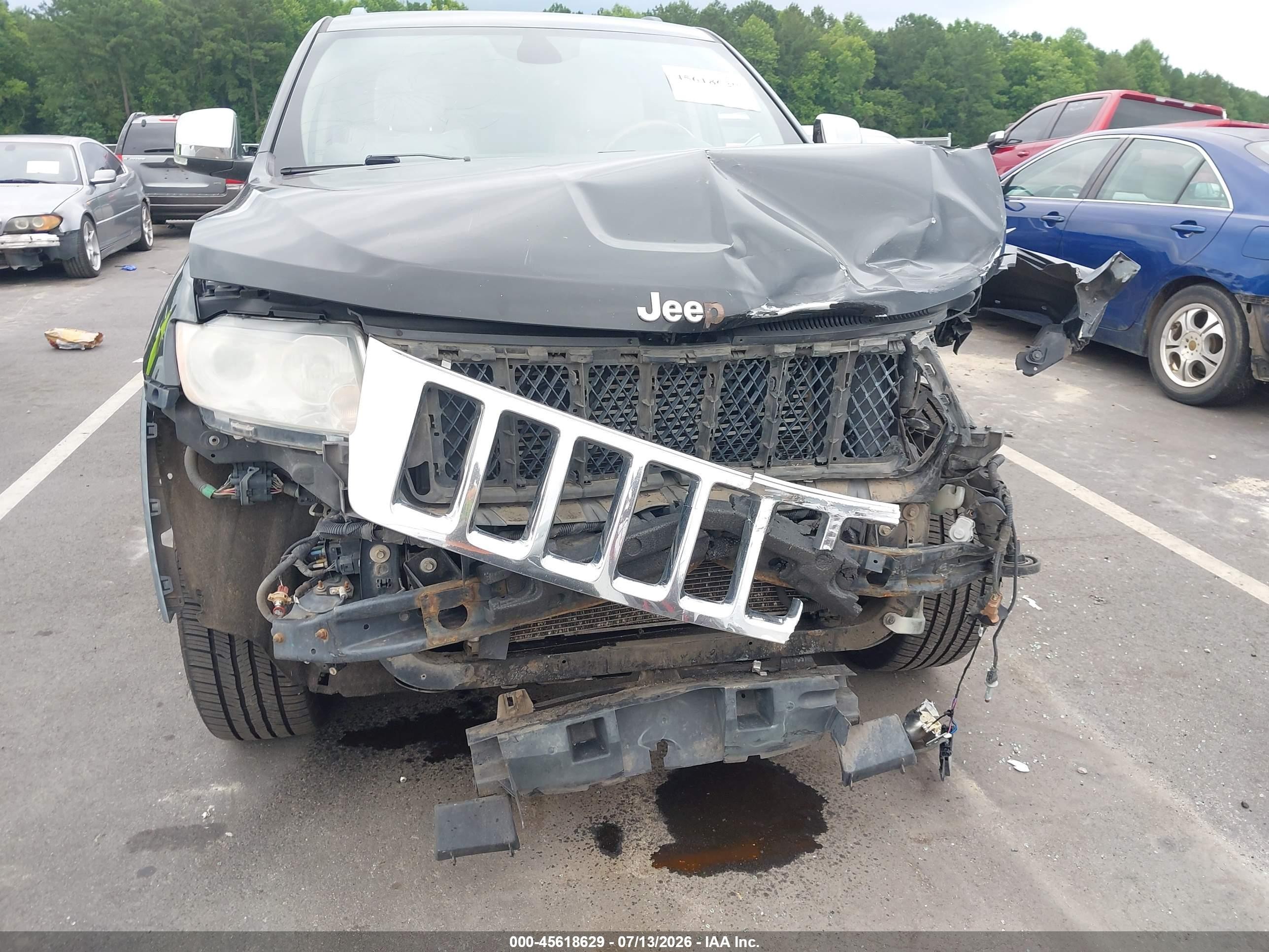 2011 Jeep Grand Cherokee Overland Black vin: 1J4RR6GG5BC643264