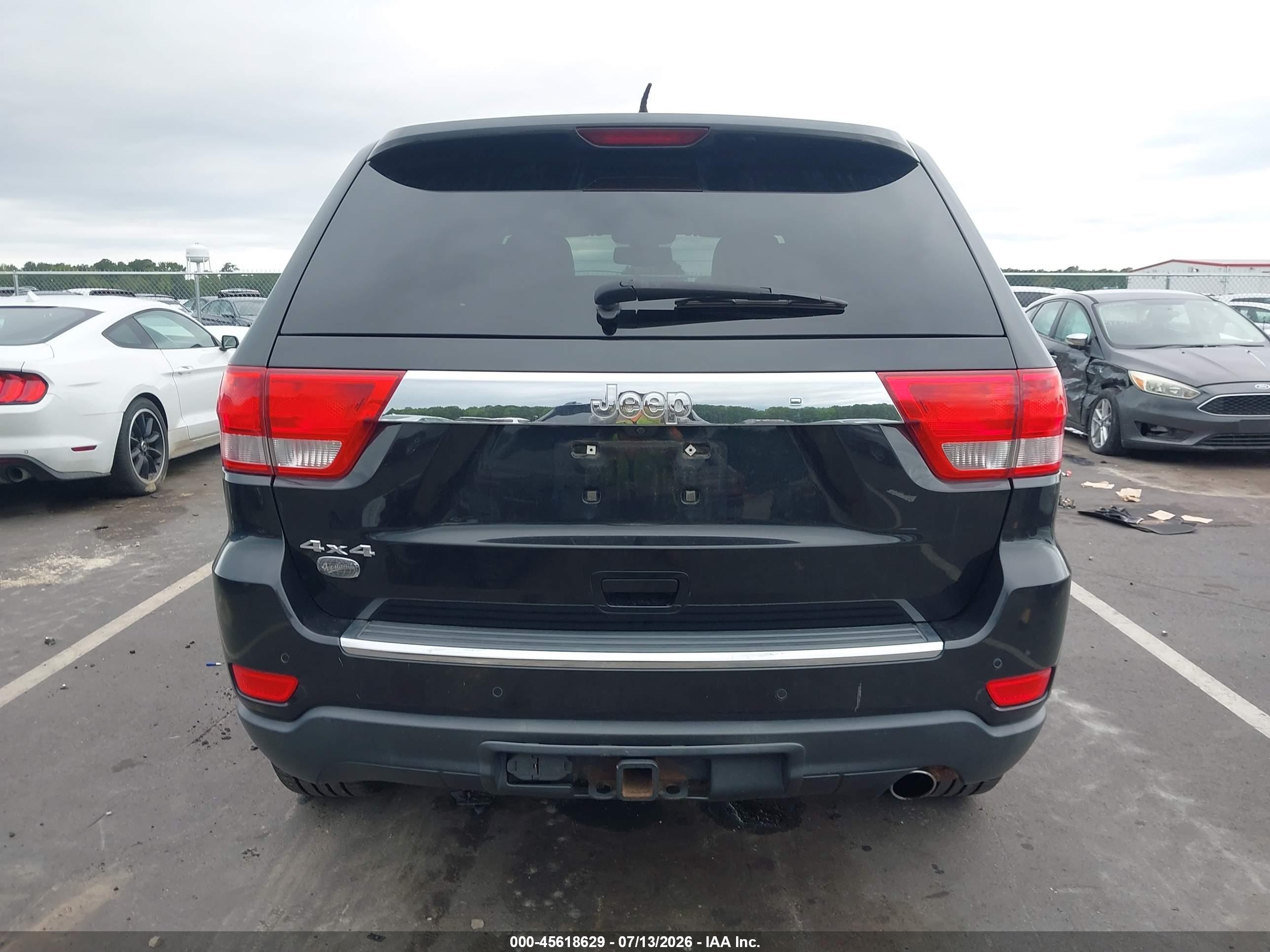 2011 Jeep Grand Cherokee Overland Black vin: 1J4RR6GG5BC643264