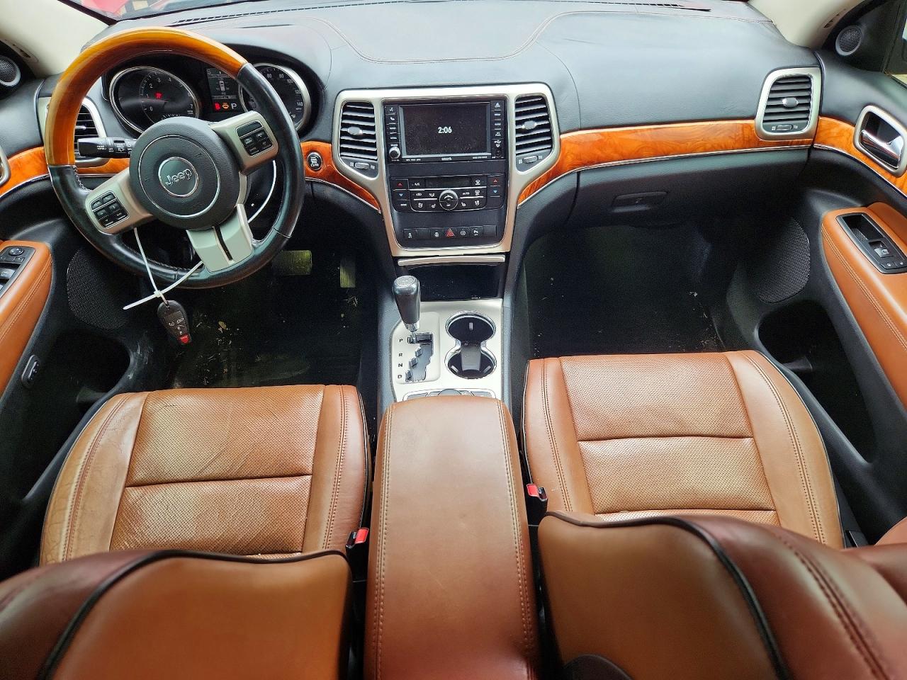 2011 Jeep Grand Cherokee Overland Red vin: 1J4RR6GG9BC643347
