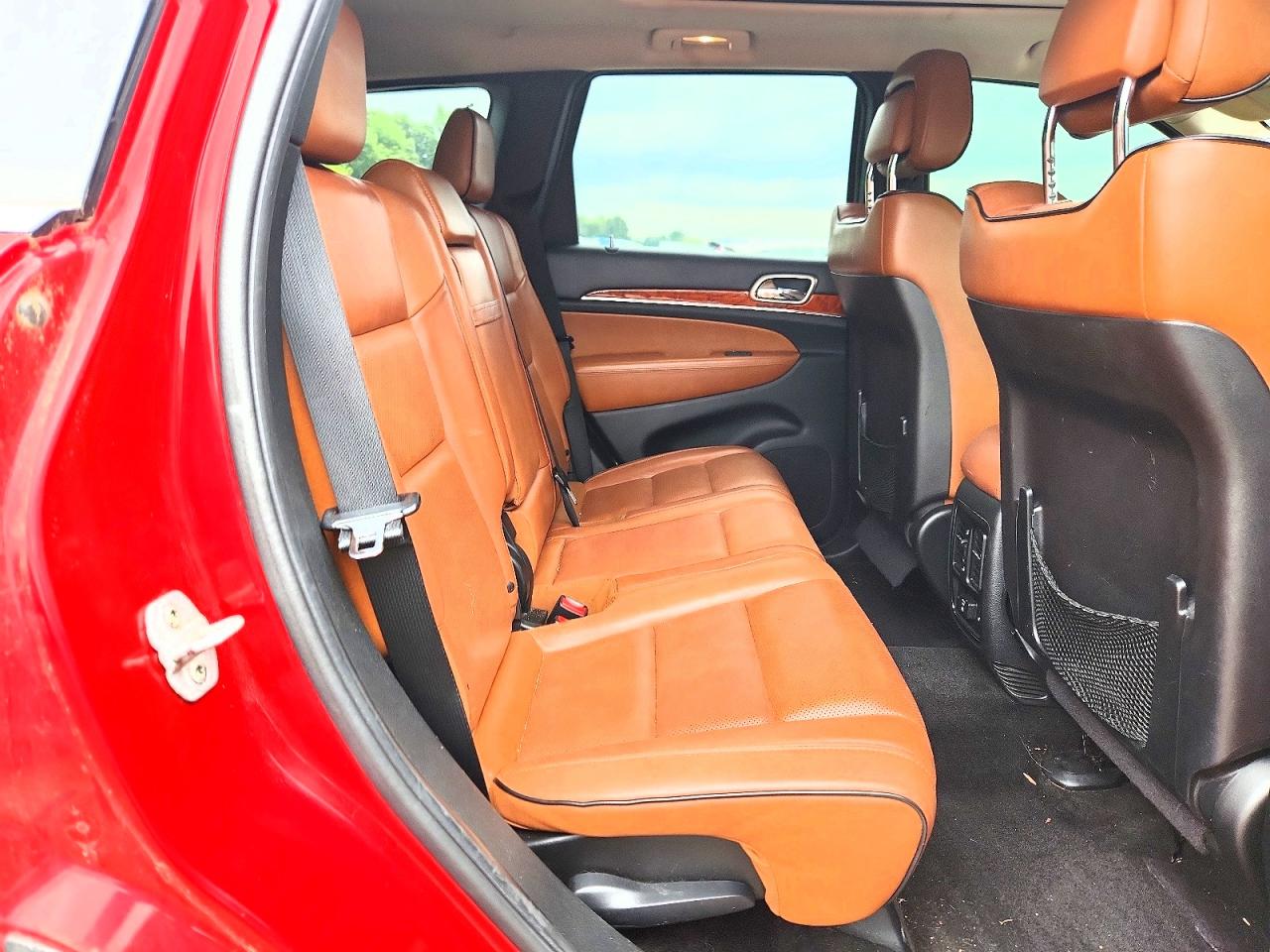 2011 Jeep Grand Cherokee Overland Red vin: 1J4RR6GG9BC643347