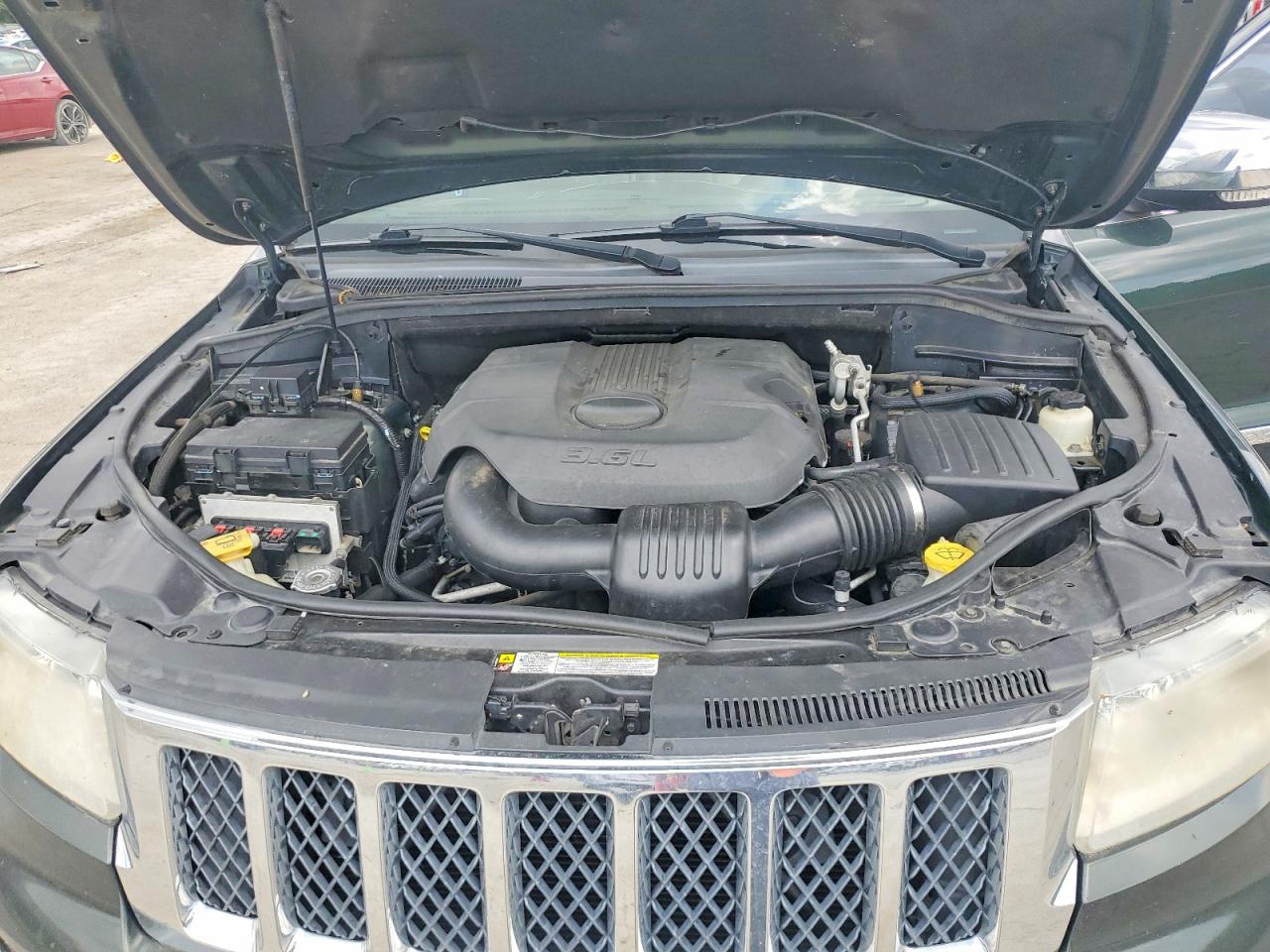 2011 Jeep Grand Cherokee Overland Green vin: 1J4RR6GGXBC606730
