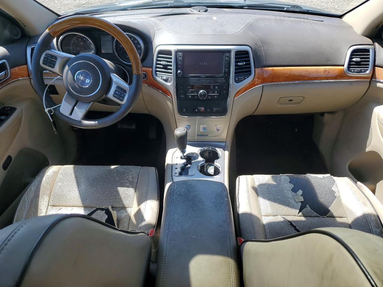 2011 Jeep Grand Cherokee Overland Gray vin: 1J4RR6GGXBC655068