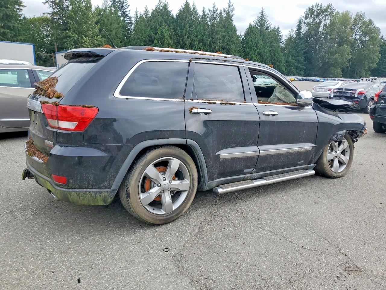 2011 Jeep Grand Cherokee Overland Black vin: 1J4RR6GT0BC640513