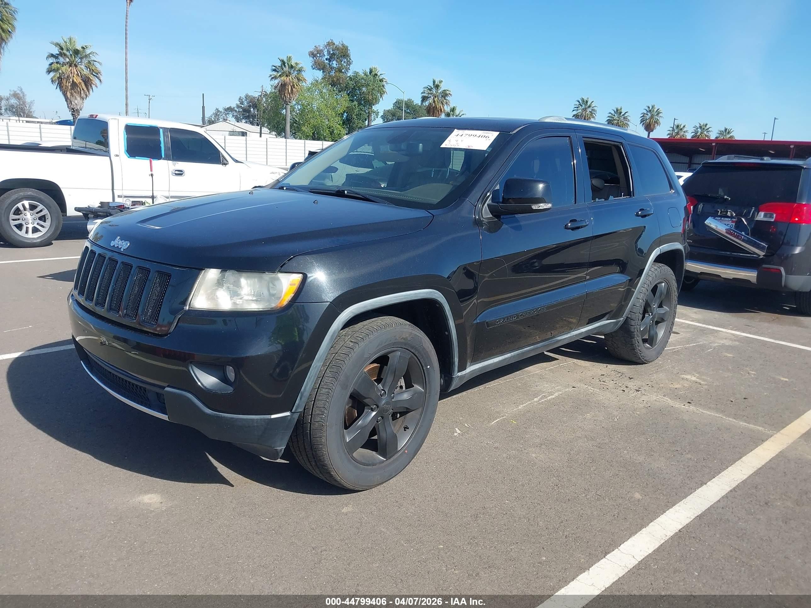 2011 Jeep Grand Cherokee Overland Черный vin: 1J4RR6GT1BC605415