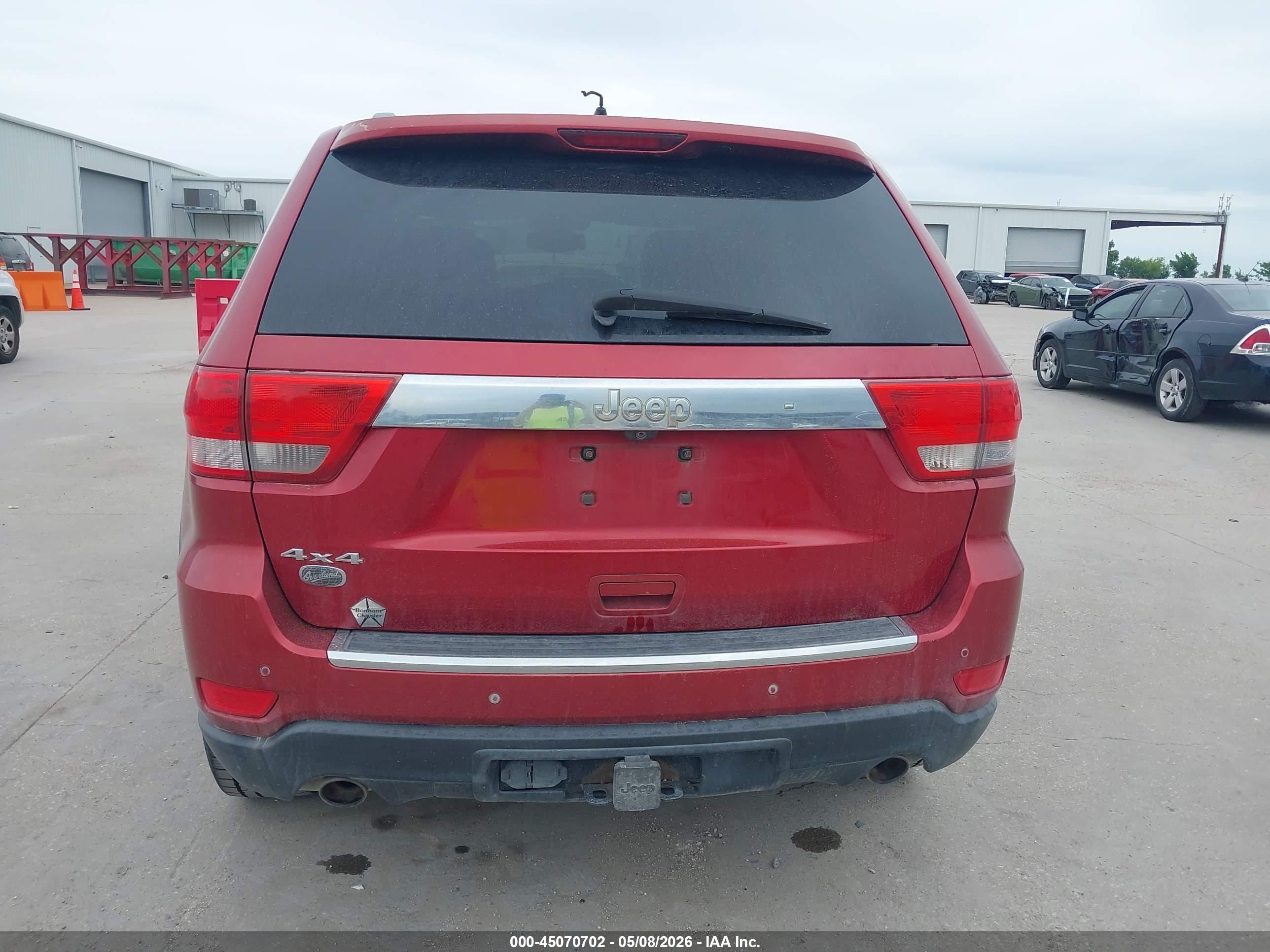 2011 Jeep Grand Cherokee Overland Burgundy vin: 1J4RR6GT2BC606024