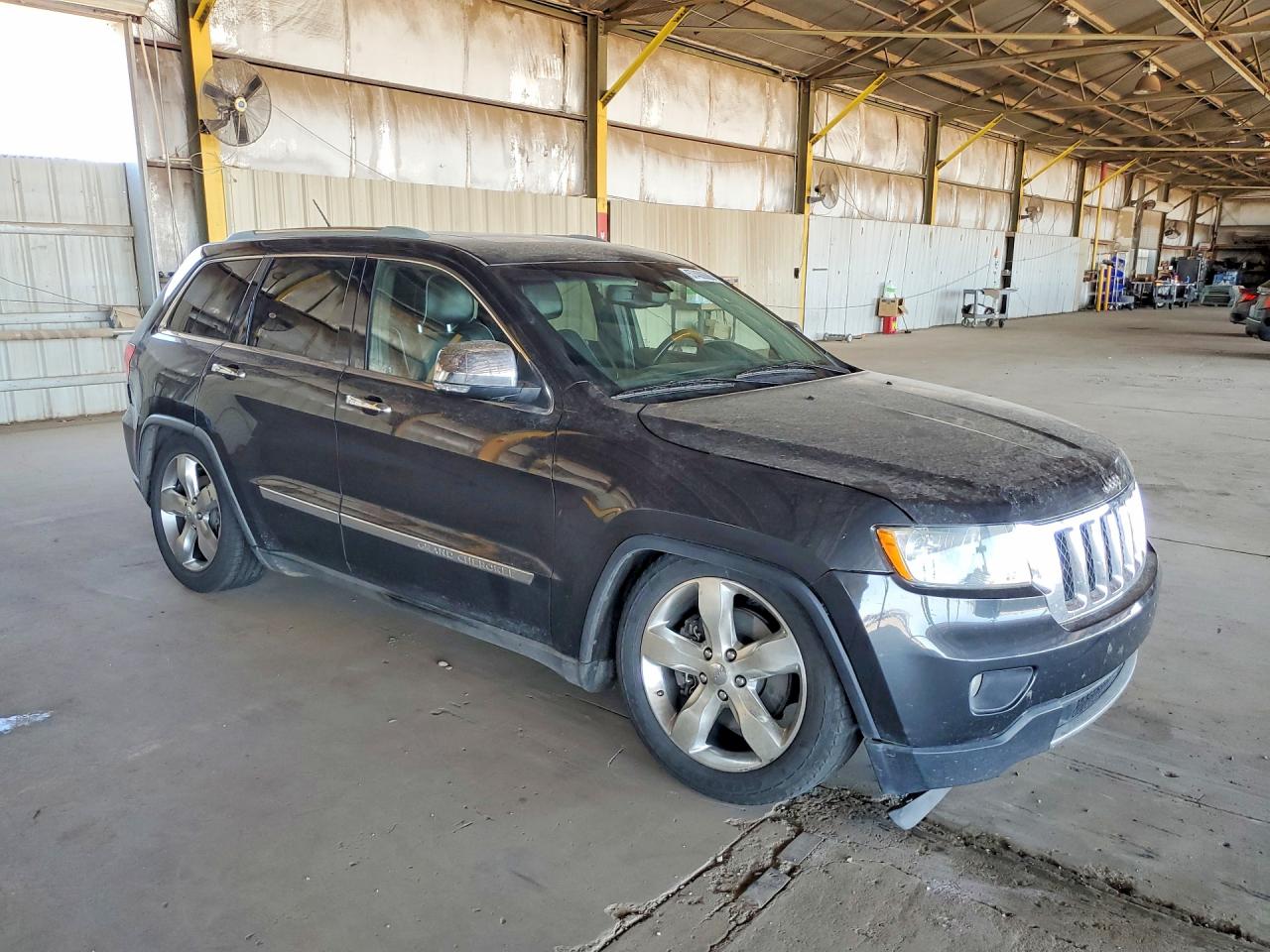 2011 Jeep Grand Cherokee Overland Black vin: 1J4RR6GT3BC606341