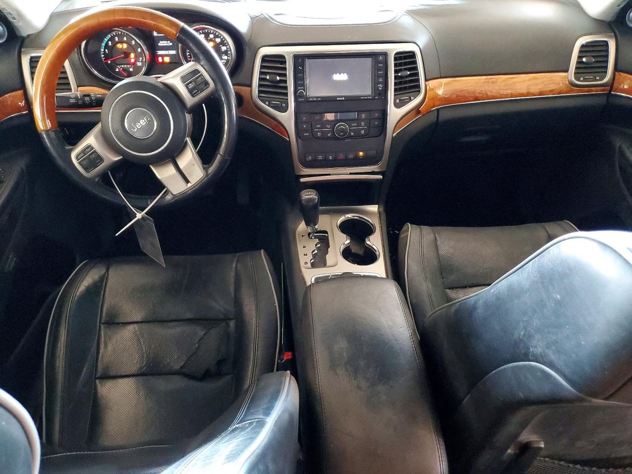 2011 Jeep Grand Cherokee Overland Black vin: 1J4RR6GT3BC606341
