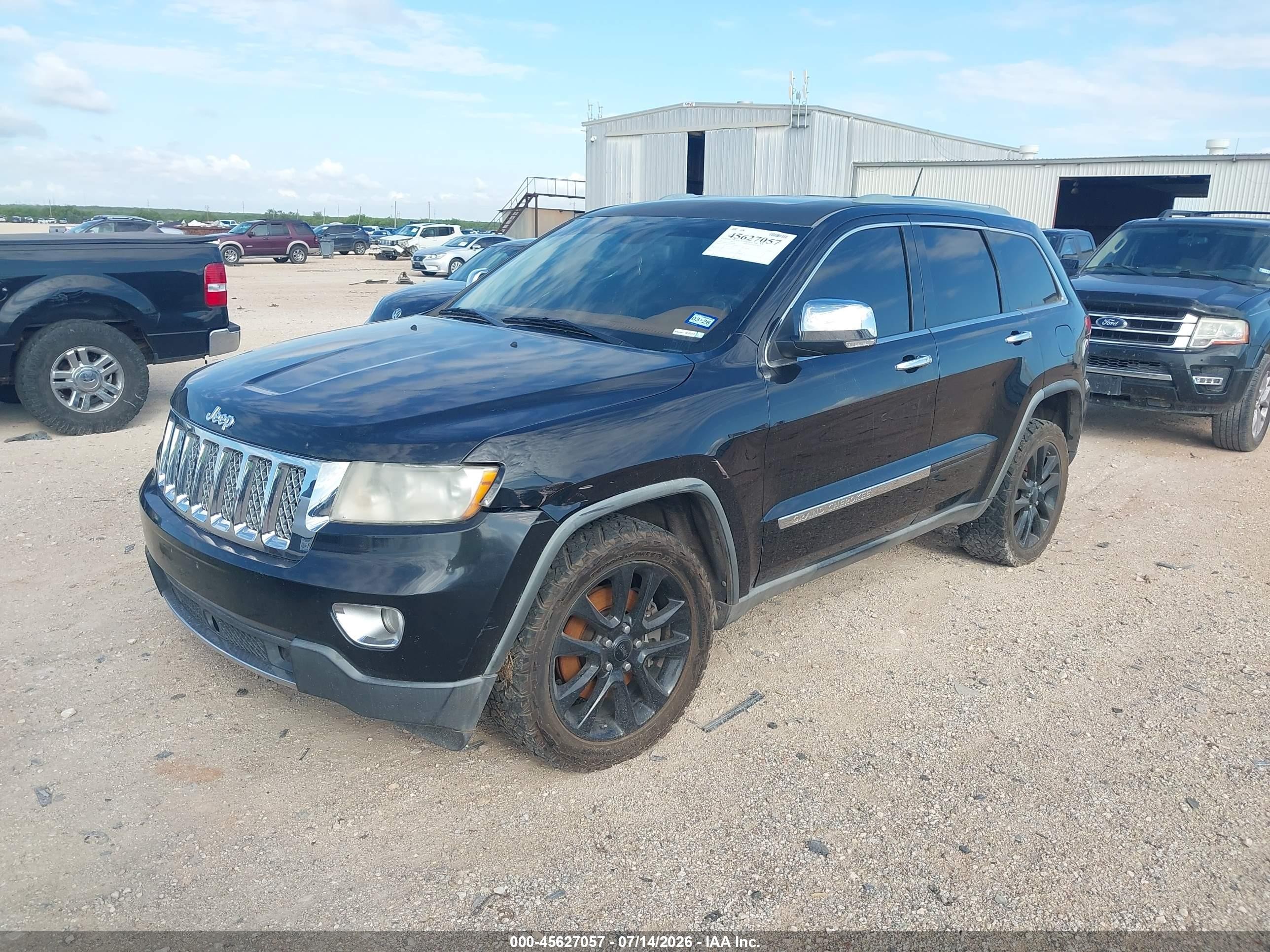 2011 Jeep Grand Cherokee Overland Black vin: 1J4RR6GT3BC620708