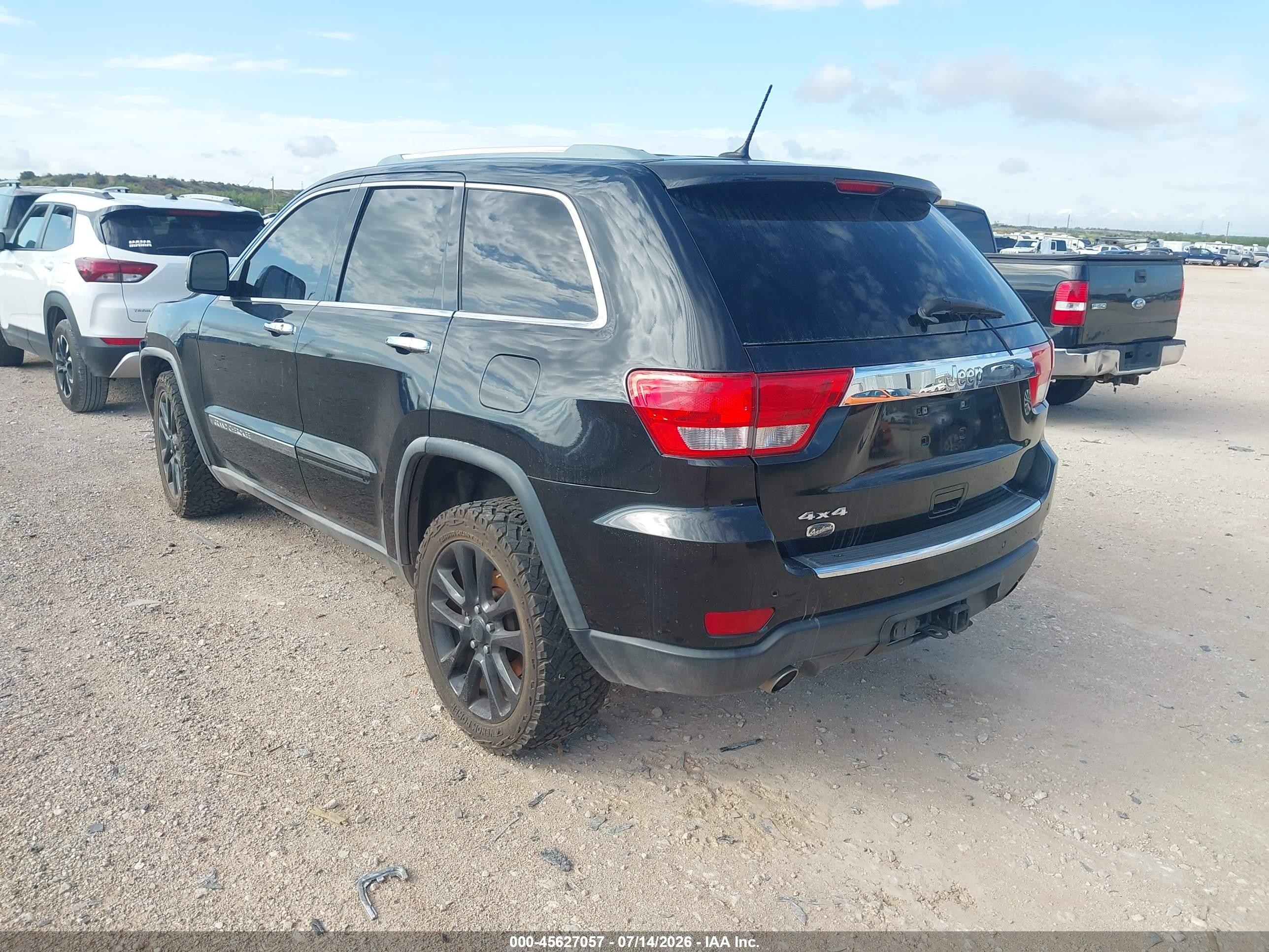 2011 Jeep Grand Cherokee Overland Black vin: 1J4RR6GT3BC620708