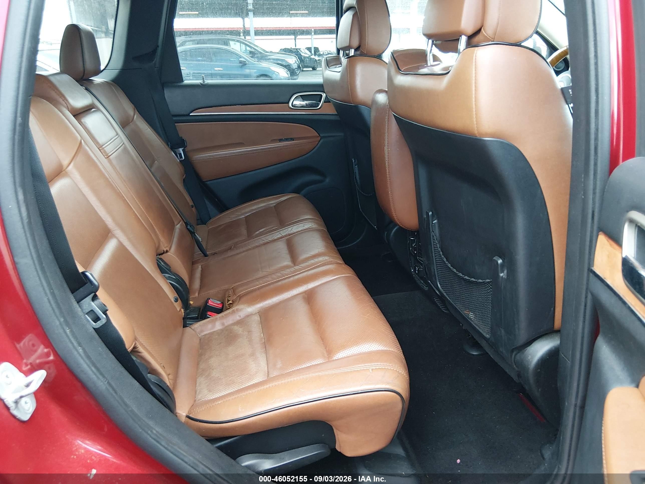 2011 Jeep Grand Cherokee Overland Red vin: 1J4RR6GT3BC700638