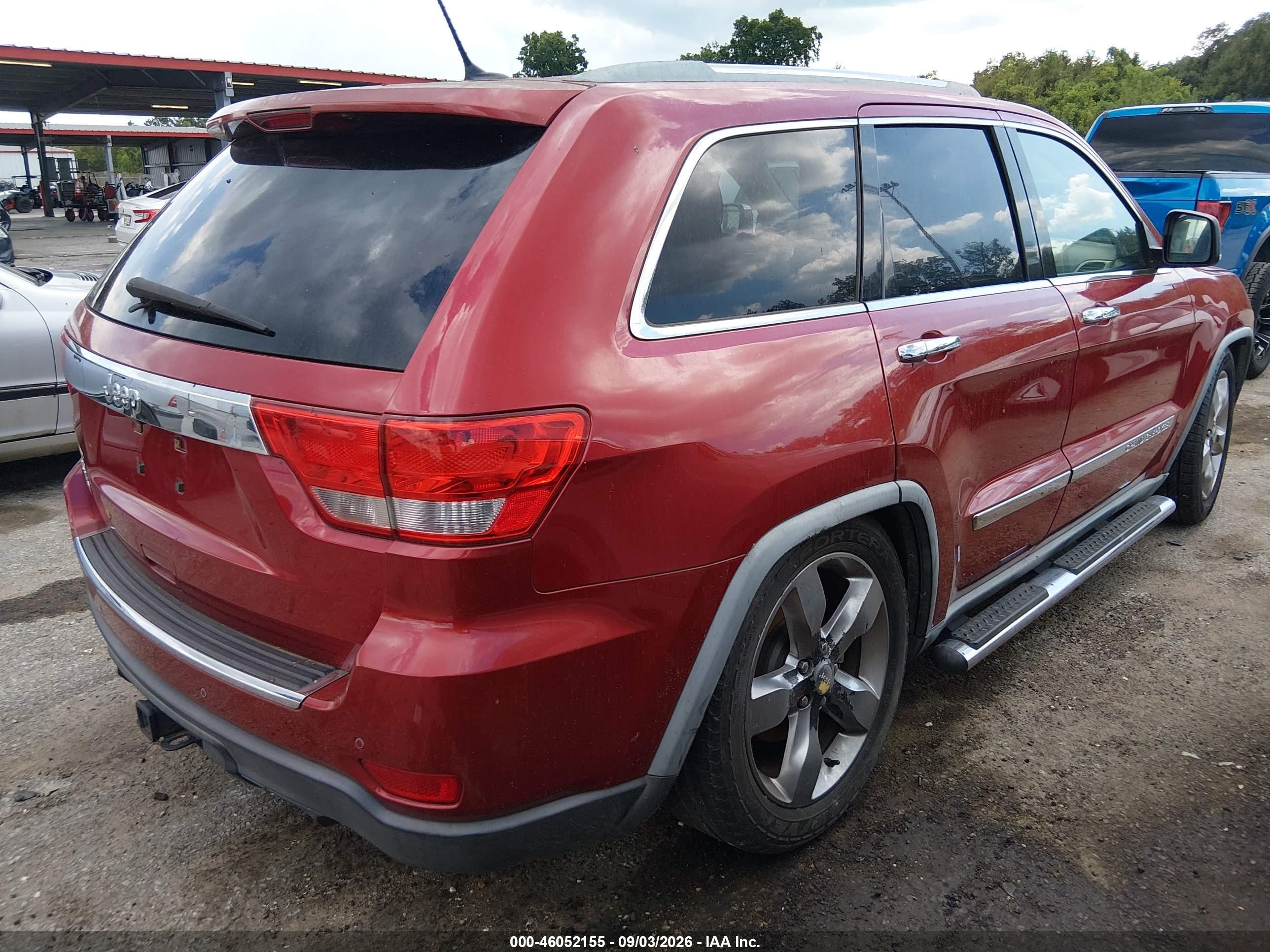 2011 Jeep Grand Cherokee Overland Red vin: 1J4RR6GT3BC700638