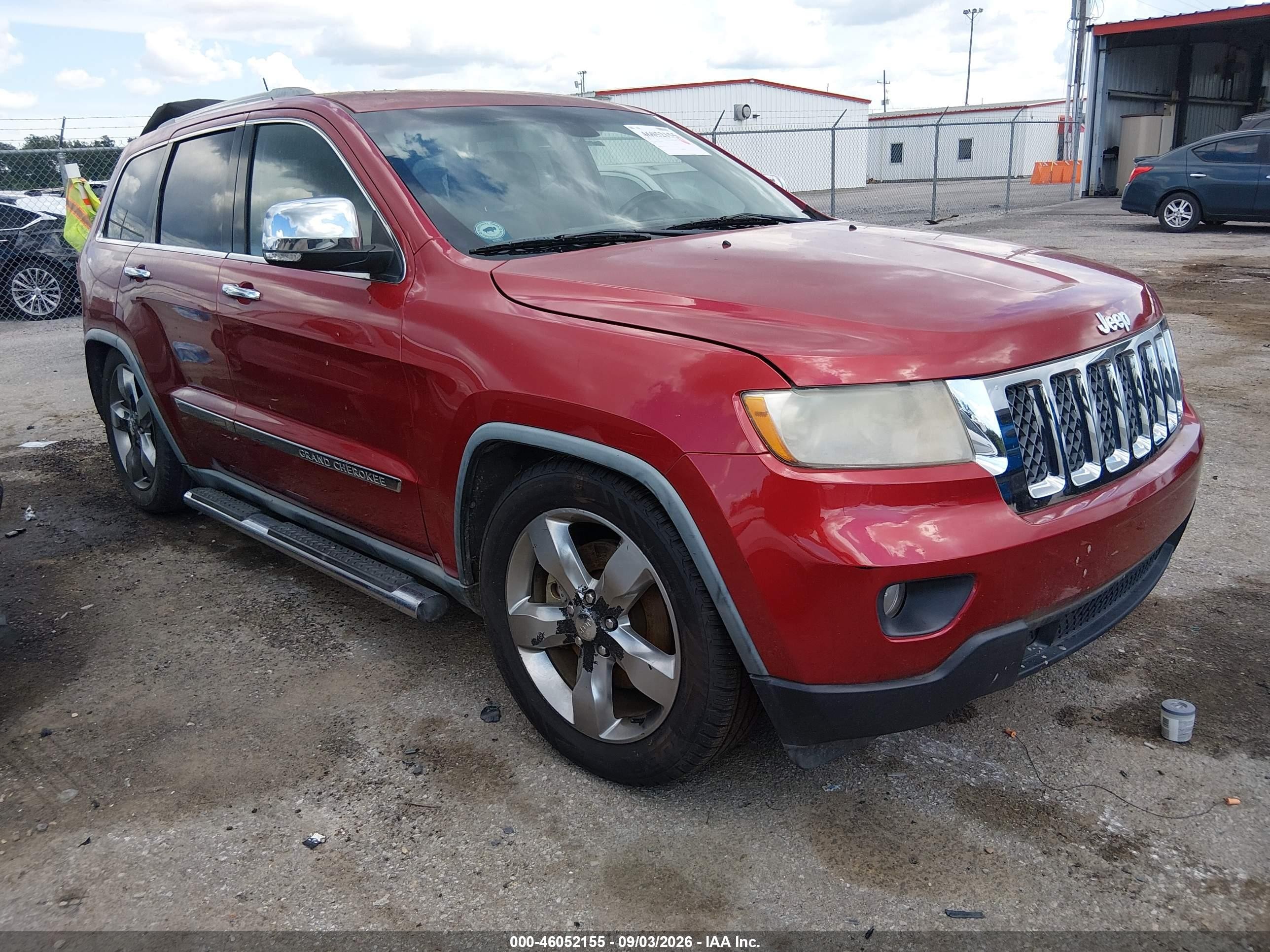 2011 Jeep Grand Cherokee Overland Red vin: 1J4RR6GT3BC700638