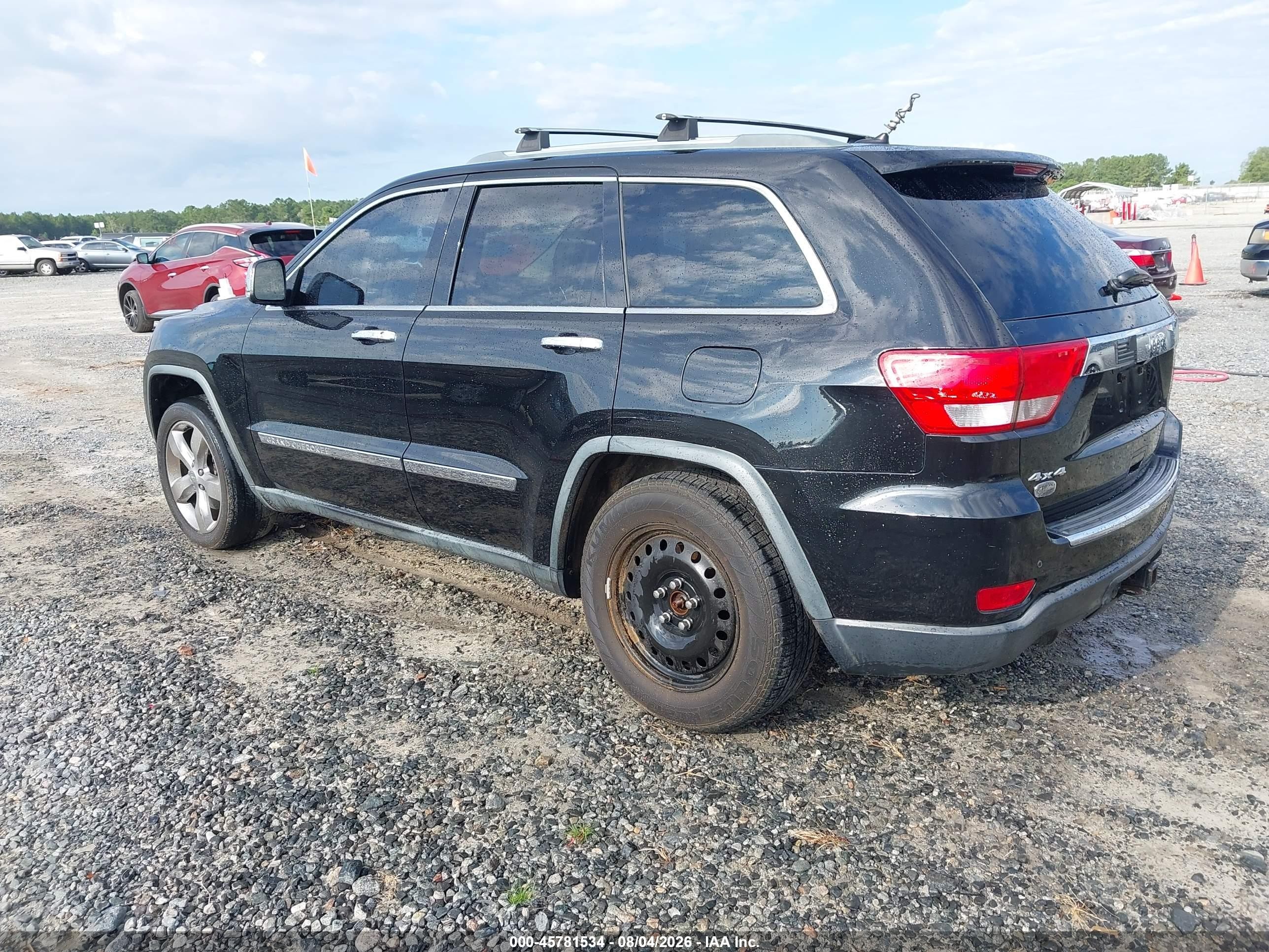 2011 Jeep Grand Cherokee Overland Black vin: 1J4RR6GT4BC560020
