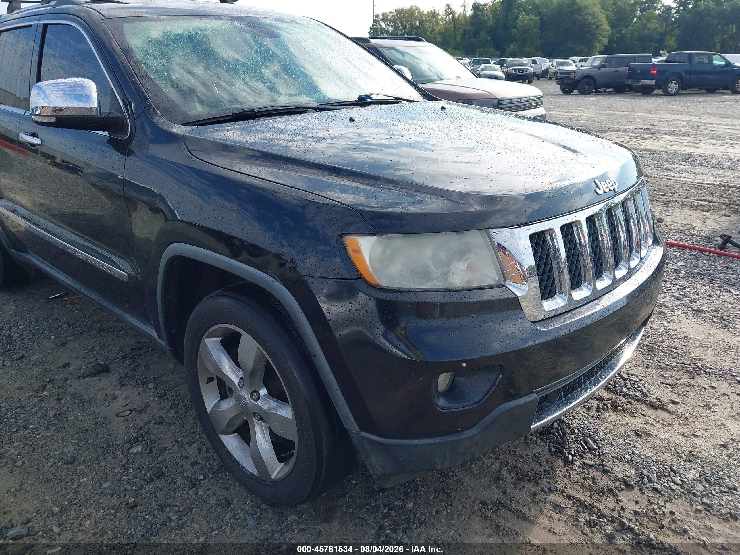 2011 Jeep Grand Cherokee Overland Black vin: 1J4RR6GT4BC560020