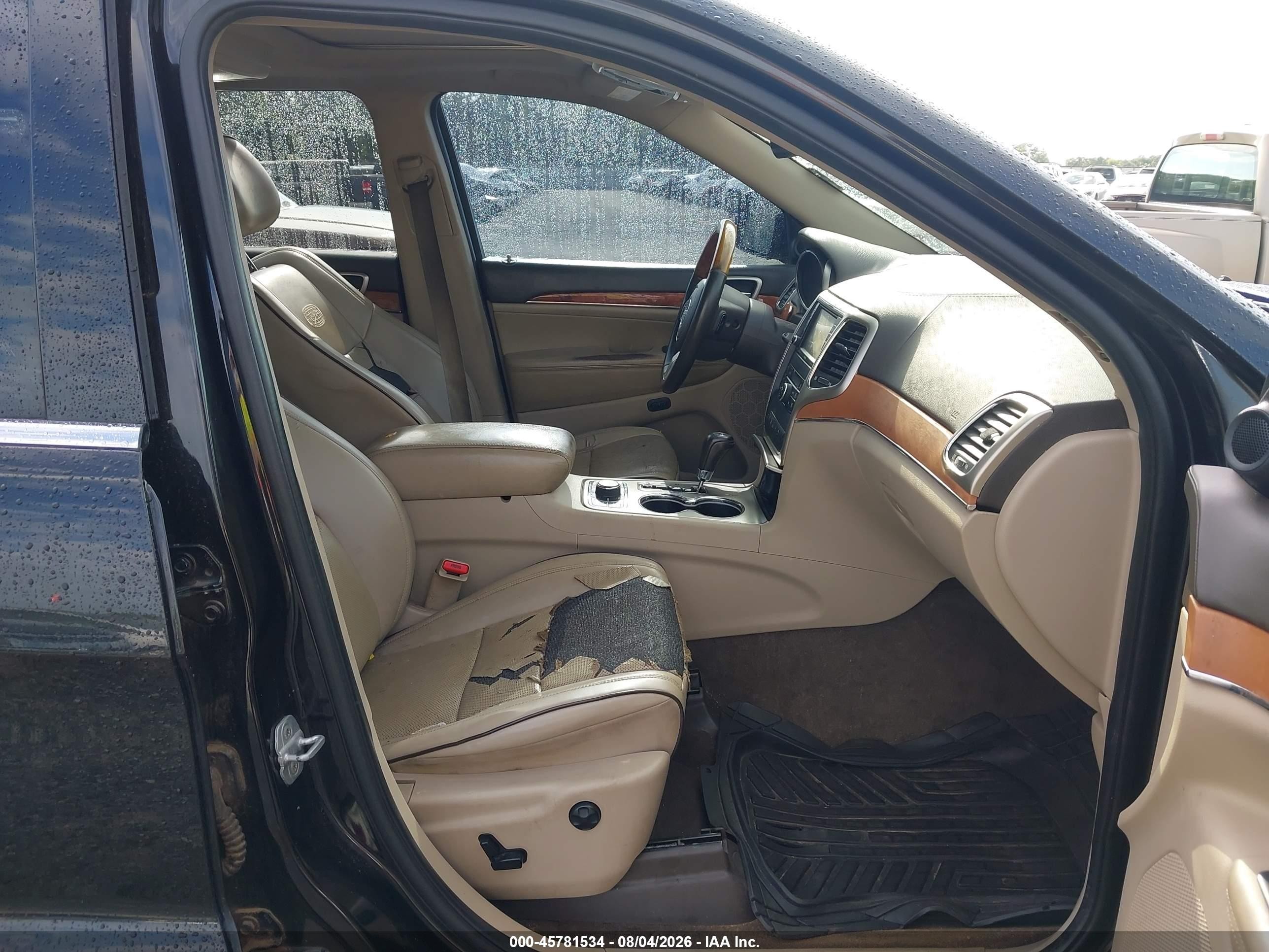 2011 Jeep Grand Cherokee Overland Black vin: 1J4RR6GT4BC560020
