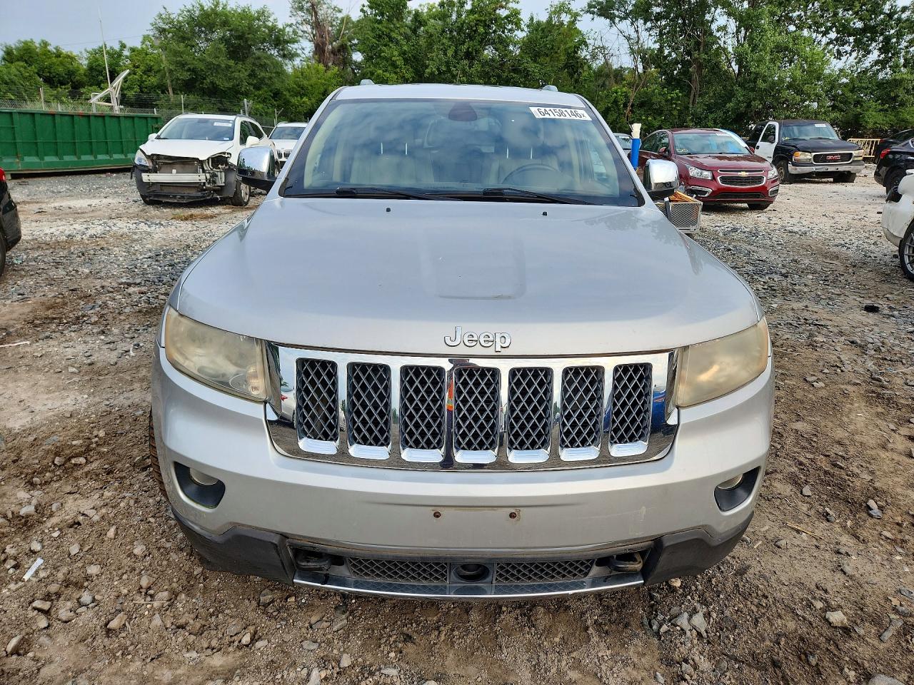 2011 Jeep Grand Cherokee Overland Silver vin: 1J4RR6GT4BC607675