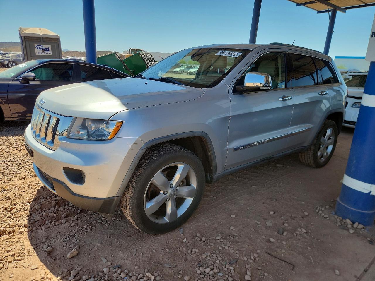 2011 Jeep Grand Cherokee Overland Silver vin: 1J4RR6GT4BC647805