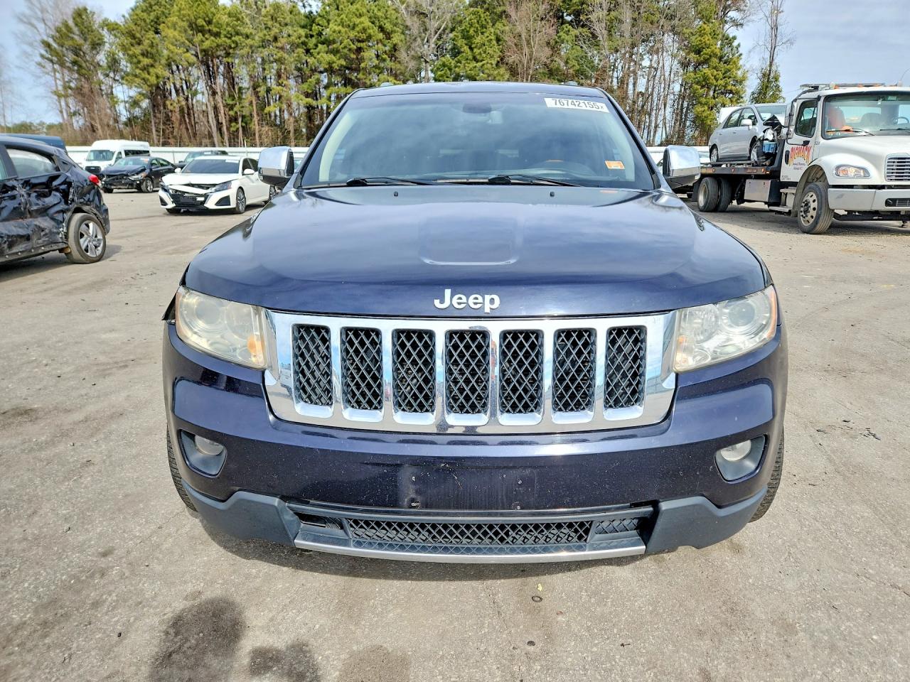 2011 Jeep Grand Cherokee Overland Синий vin: 1J4RR6GT5BC502529