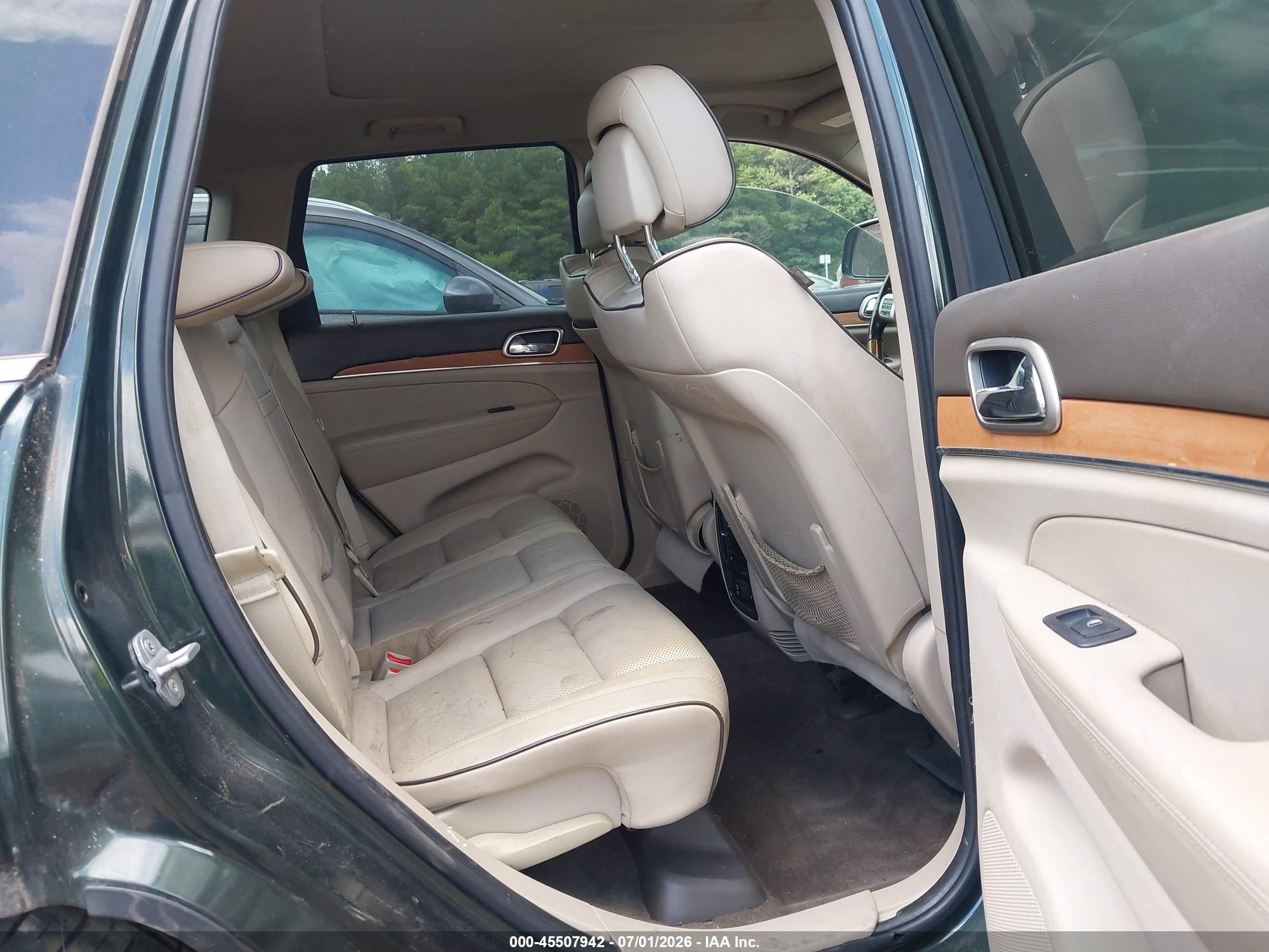 2011 Jeep Grand Cherokee Overland Green vin: 1J4RR6GT6BC607502