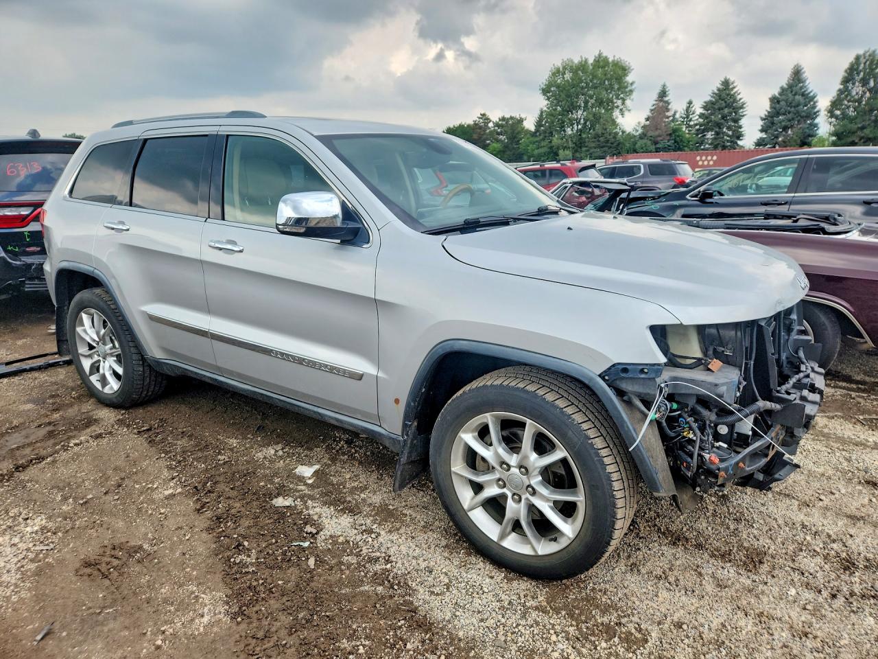 2011 Jeep Grand Cherokee Overland Silver vin: 1J4RR6GT6BC607614