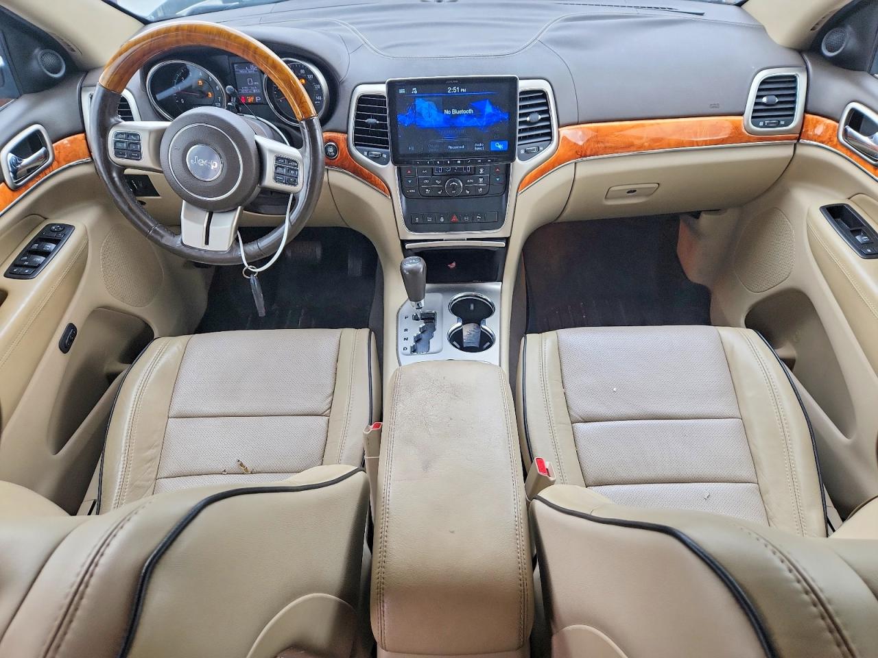2011 Jeep Grand Cherokee Overland Silver vin: 1J4RR6GT6BC607614
